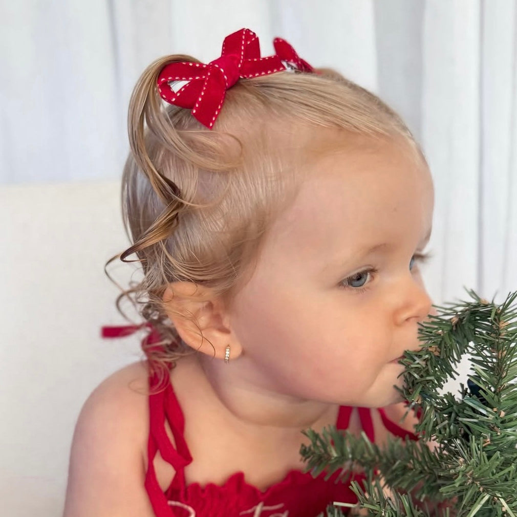 Ribbonette Pigtail Set | Candy Cane