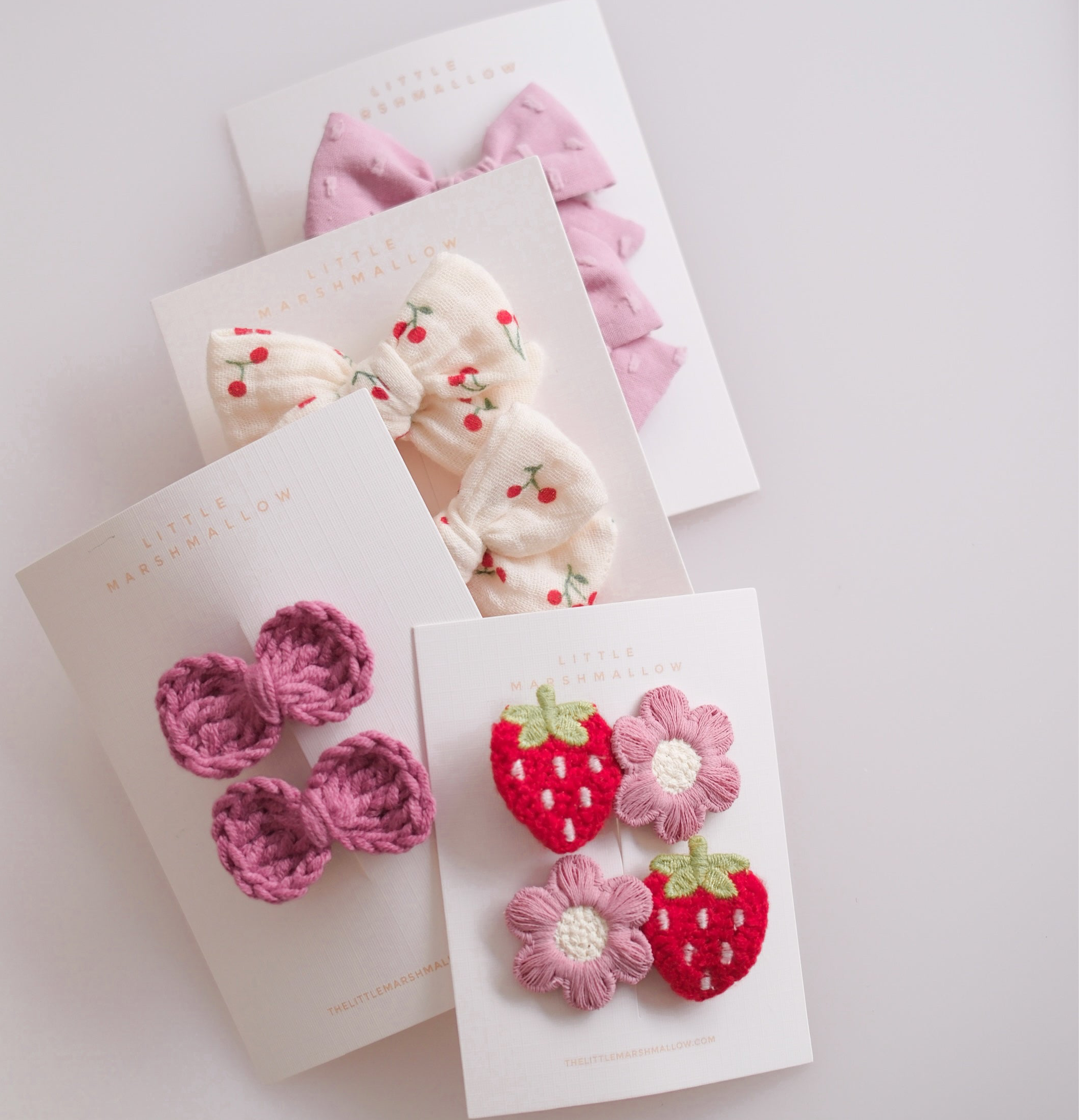 Clip Pigtail // Berry Bloom - Plum