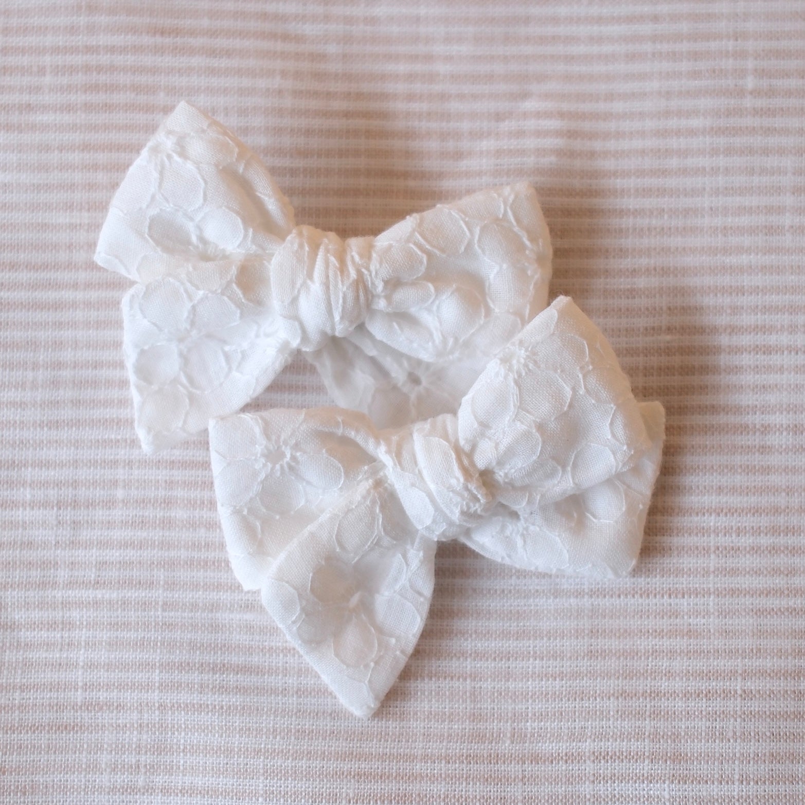 Pinwheel Pigtail Set | Summer Eyelet