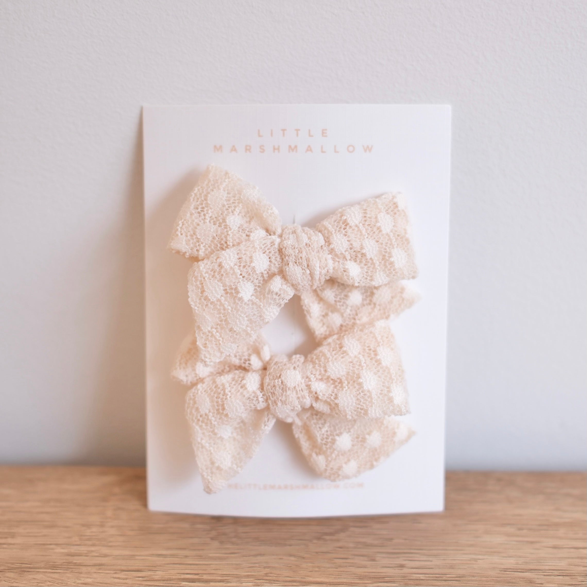 Pinwheel Pigtail Set // Bubble Lace