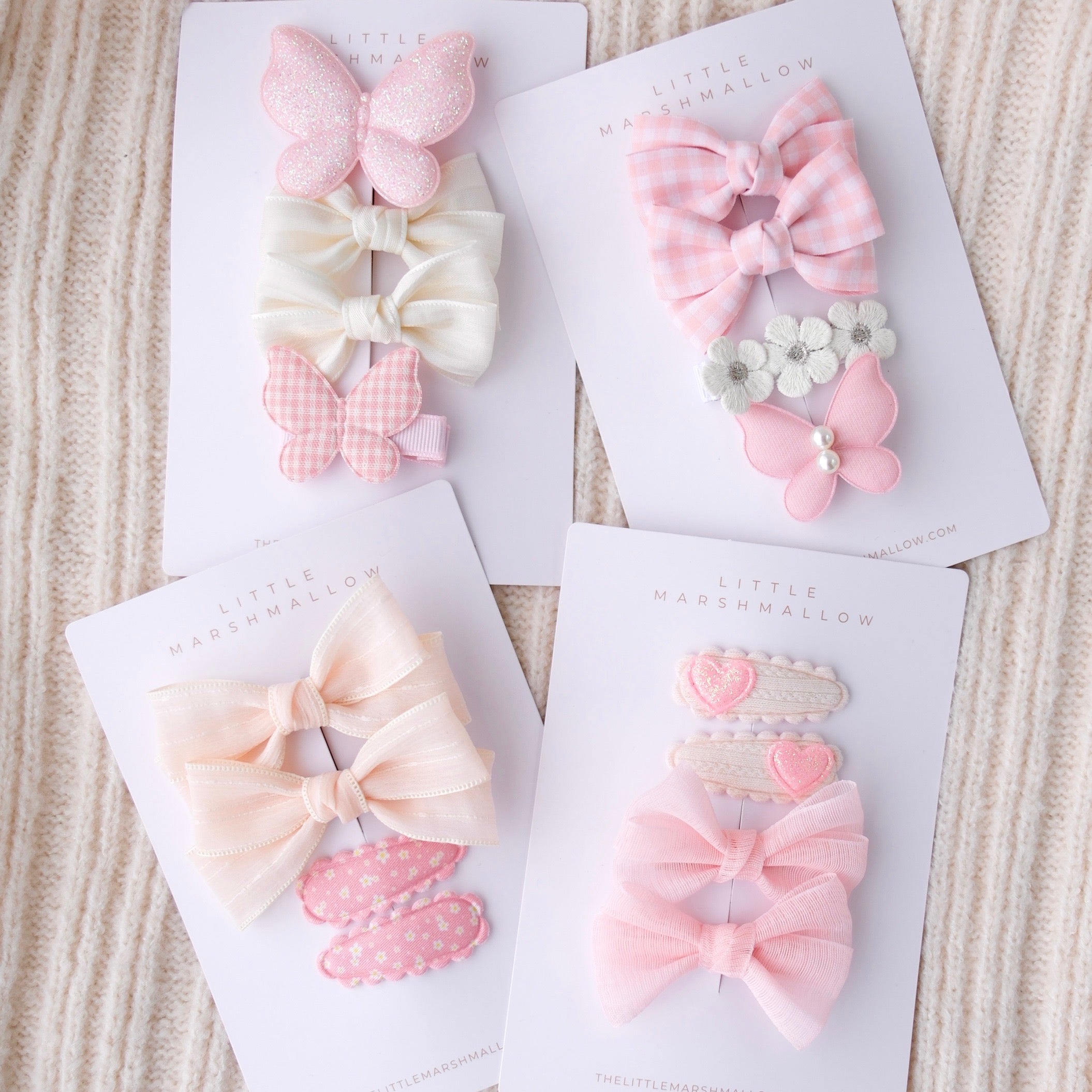 Bundle Pack | Soft Blush Butterfly & Gingham