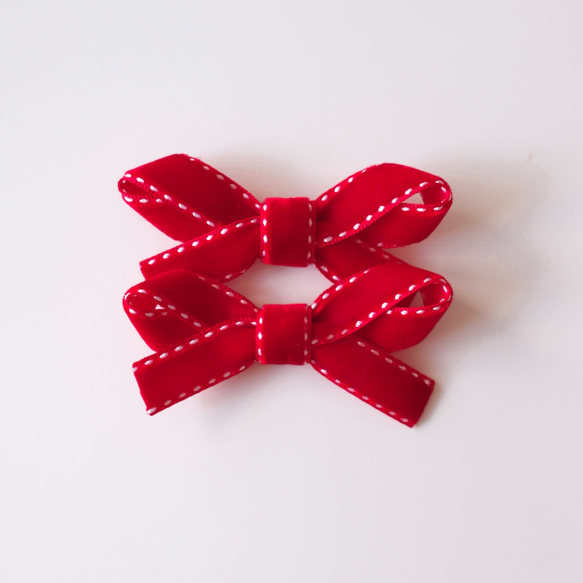 Ribbonette Pigtail Set | Candy Cane