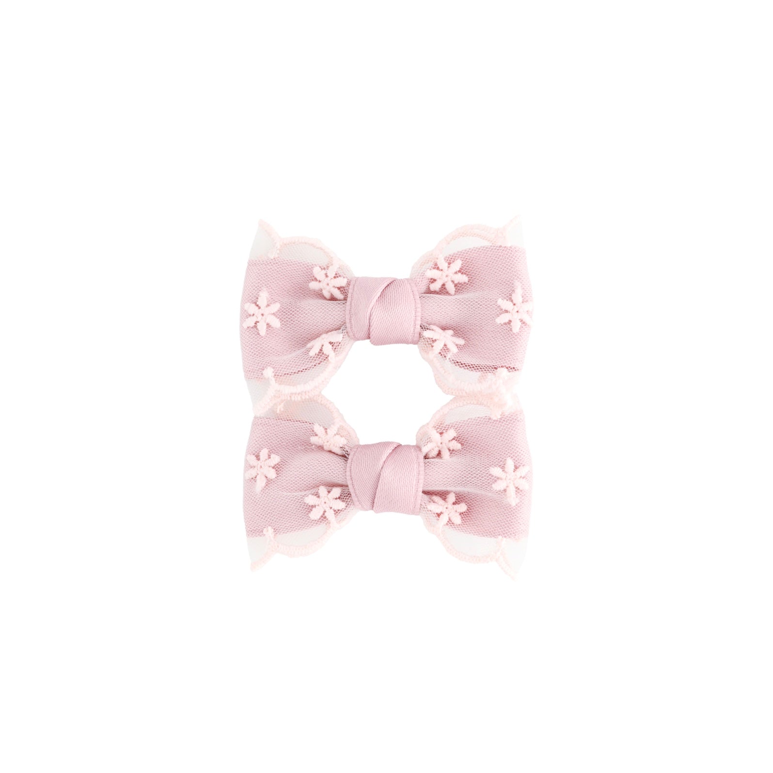 Petal Pigtail Set | Rosy Blossom