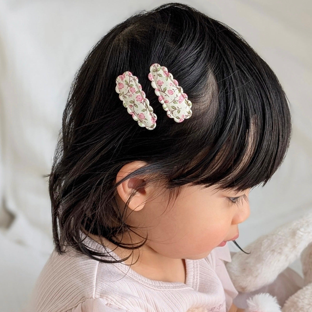 Dainty Snap Clips | Little Rosebuds