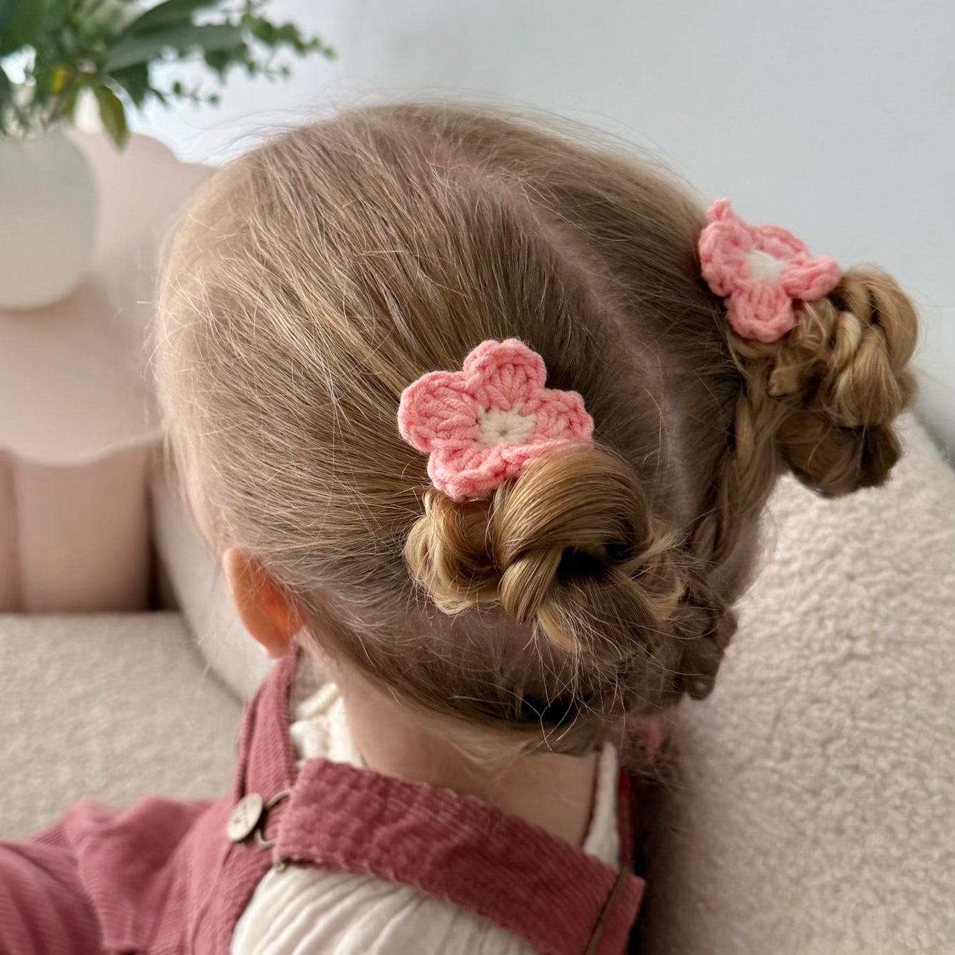 Clip Pigtail // Cherry Petal