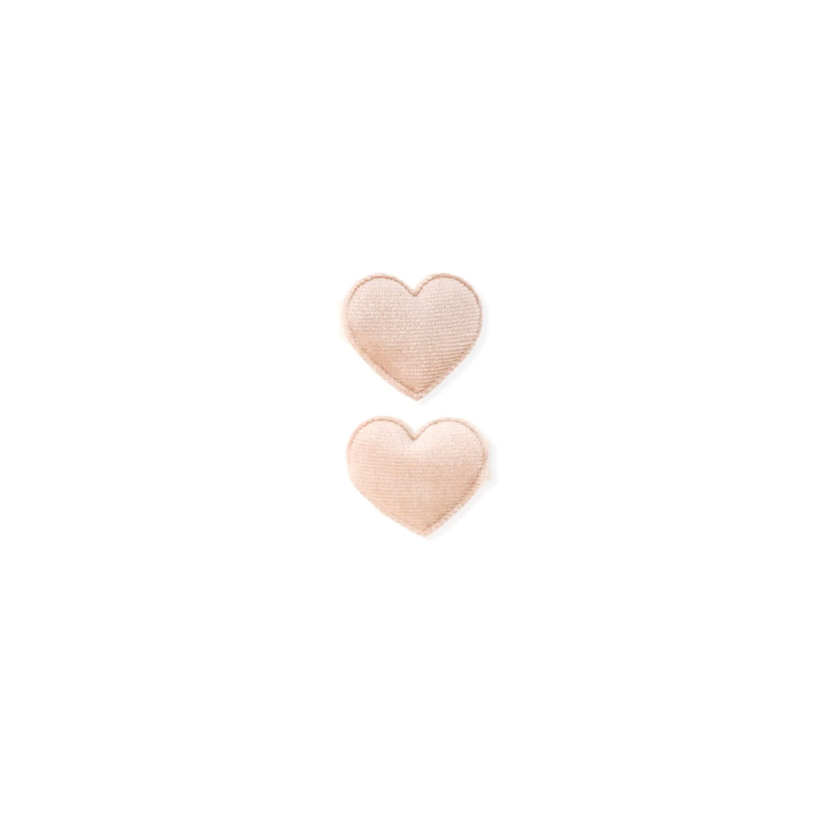 Heart Clips | Velvet Latte