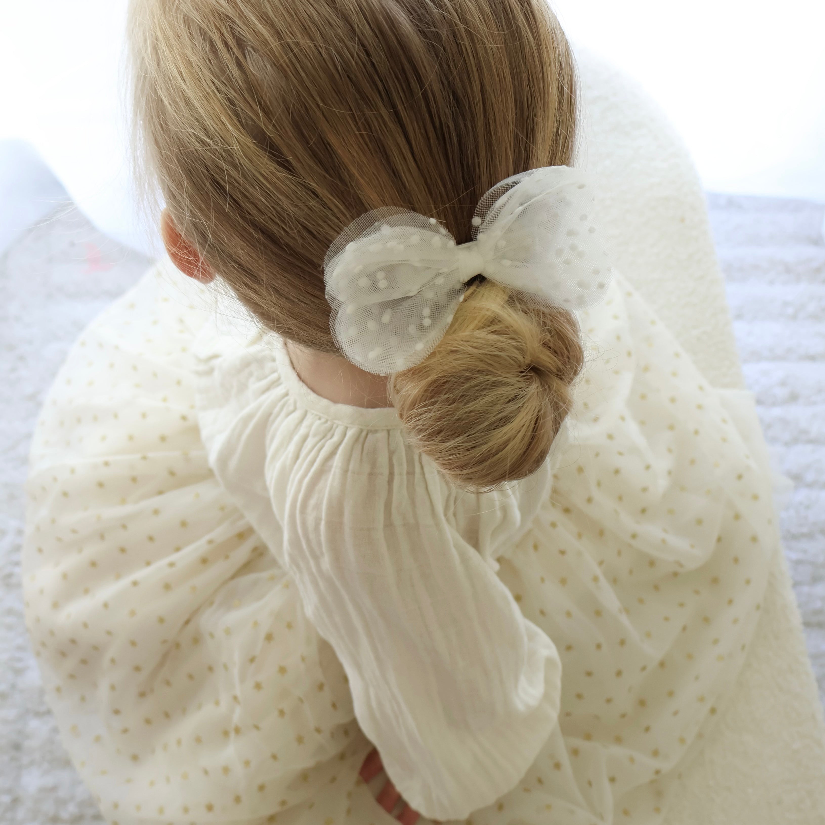Blossom Bow | Fairy White Dots
