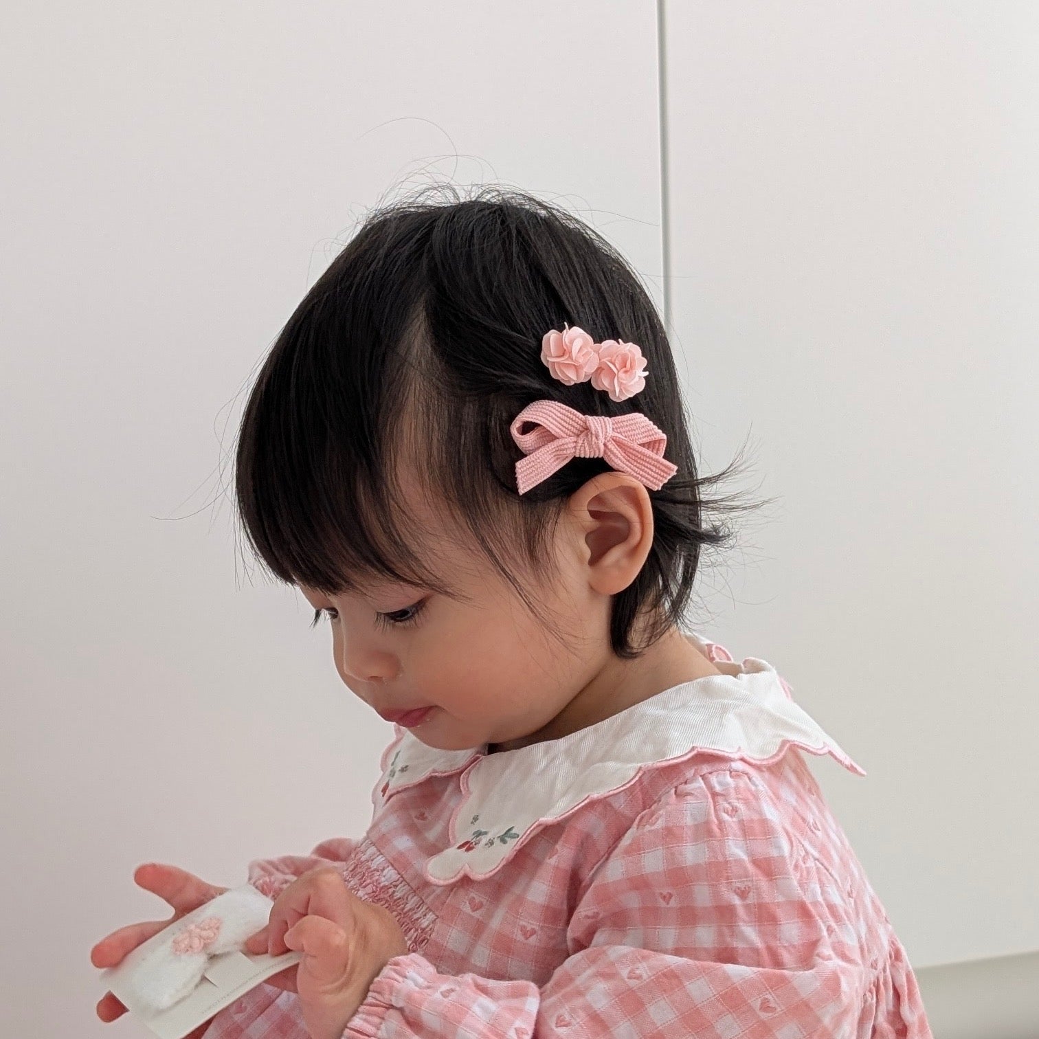 Pixie Pigtail Set | Soft Rose