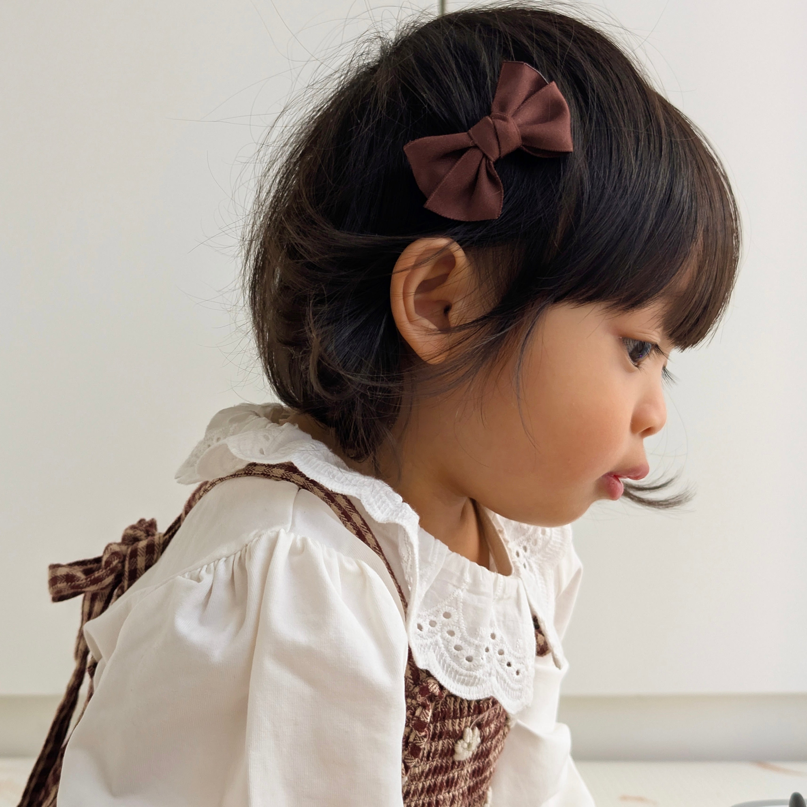 Ribbon Pigtail Set | Espresso