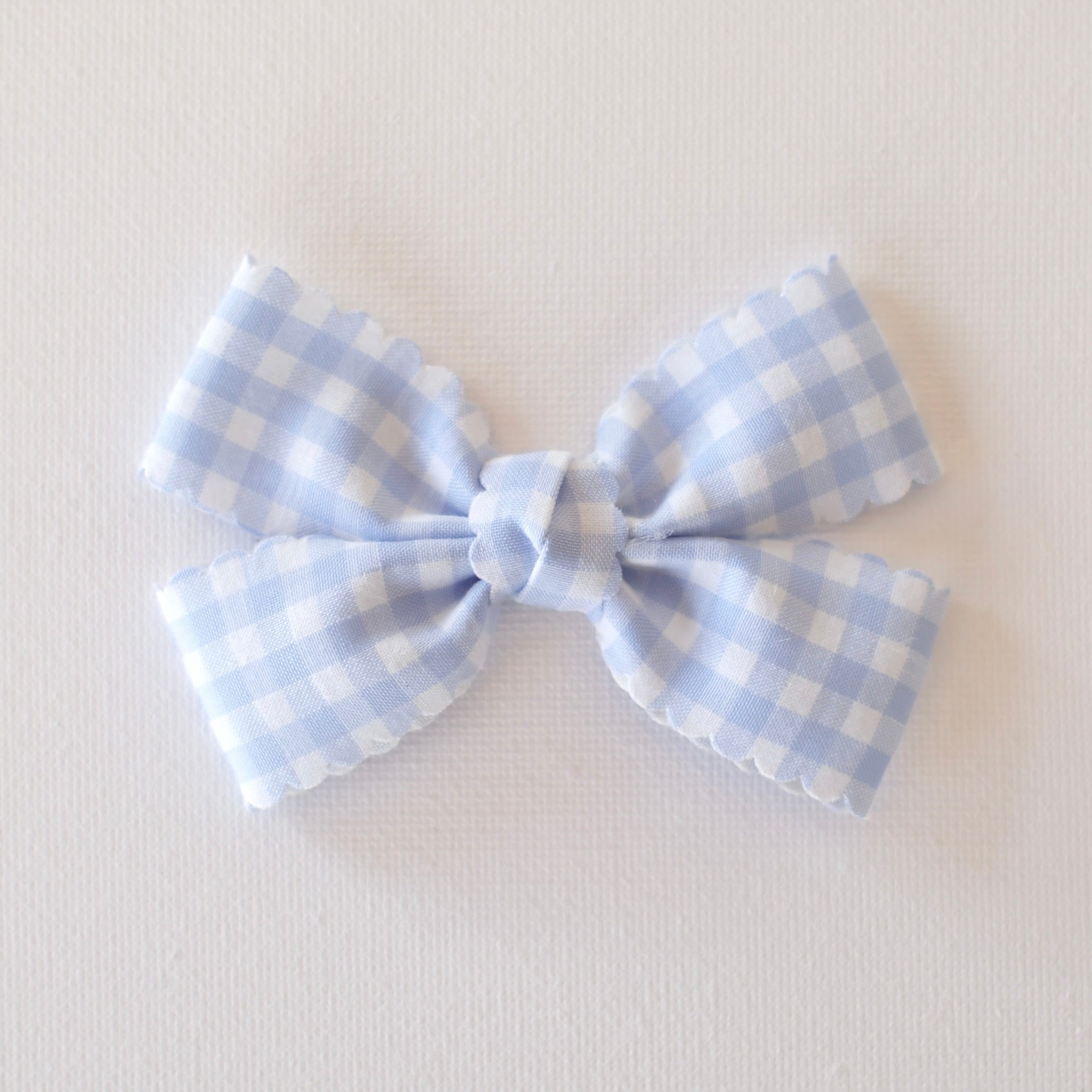 Pixie Bow | Bluebird Gingham