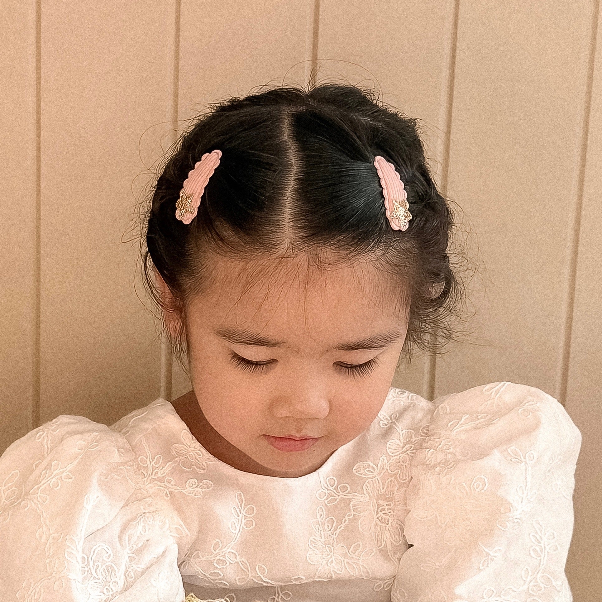 Dainty Snap Clips | Pink Twinkle