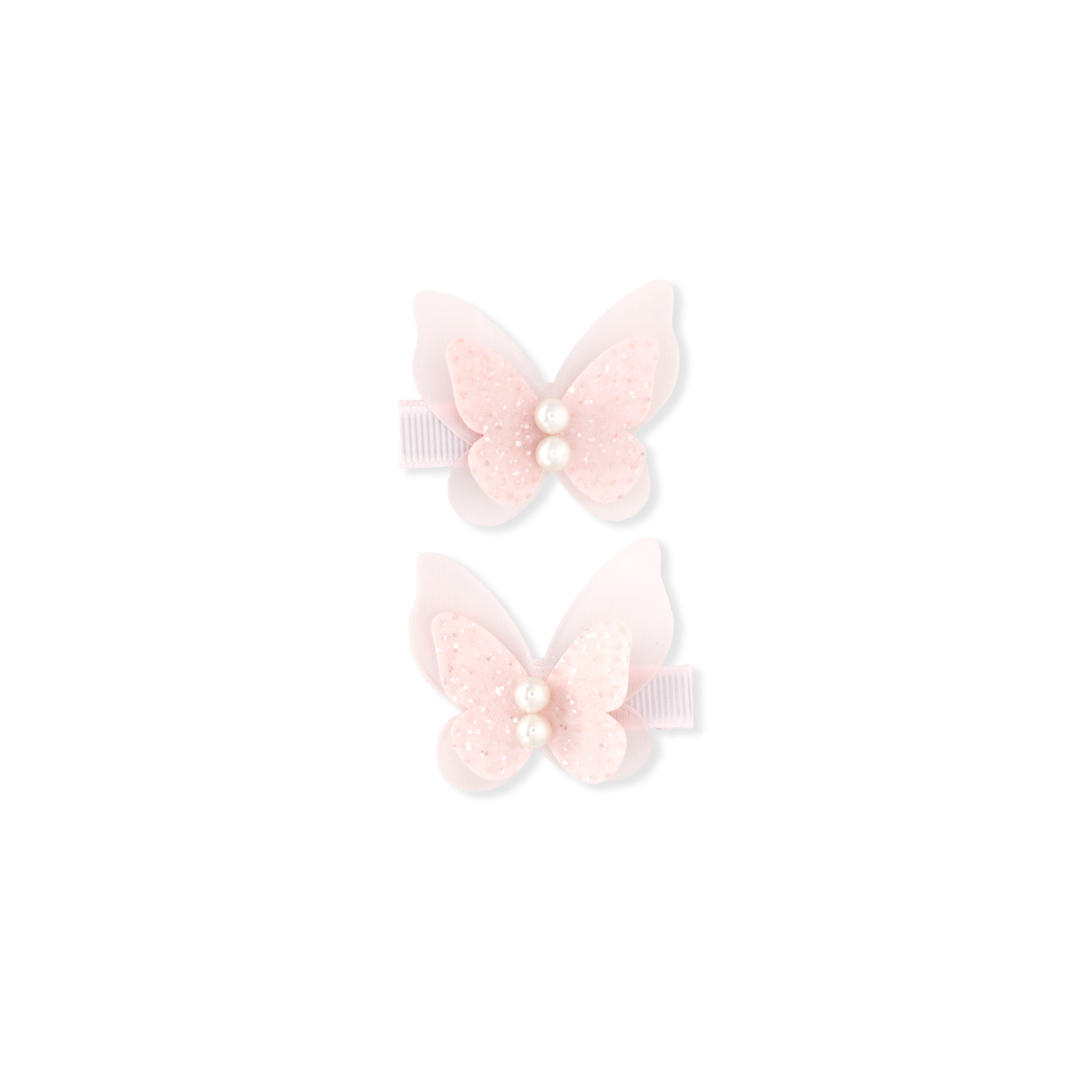 Butterfly Clip Pigtail | Fairy Dust - Peach