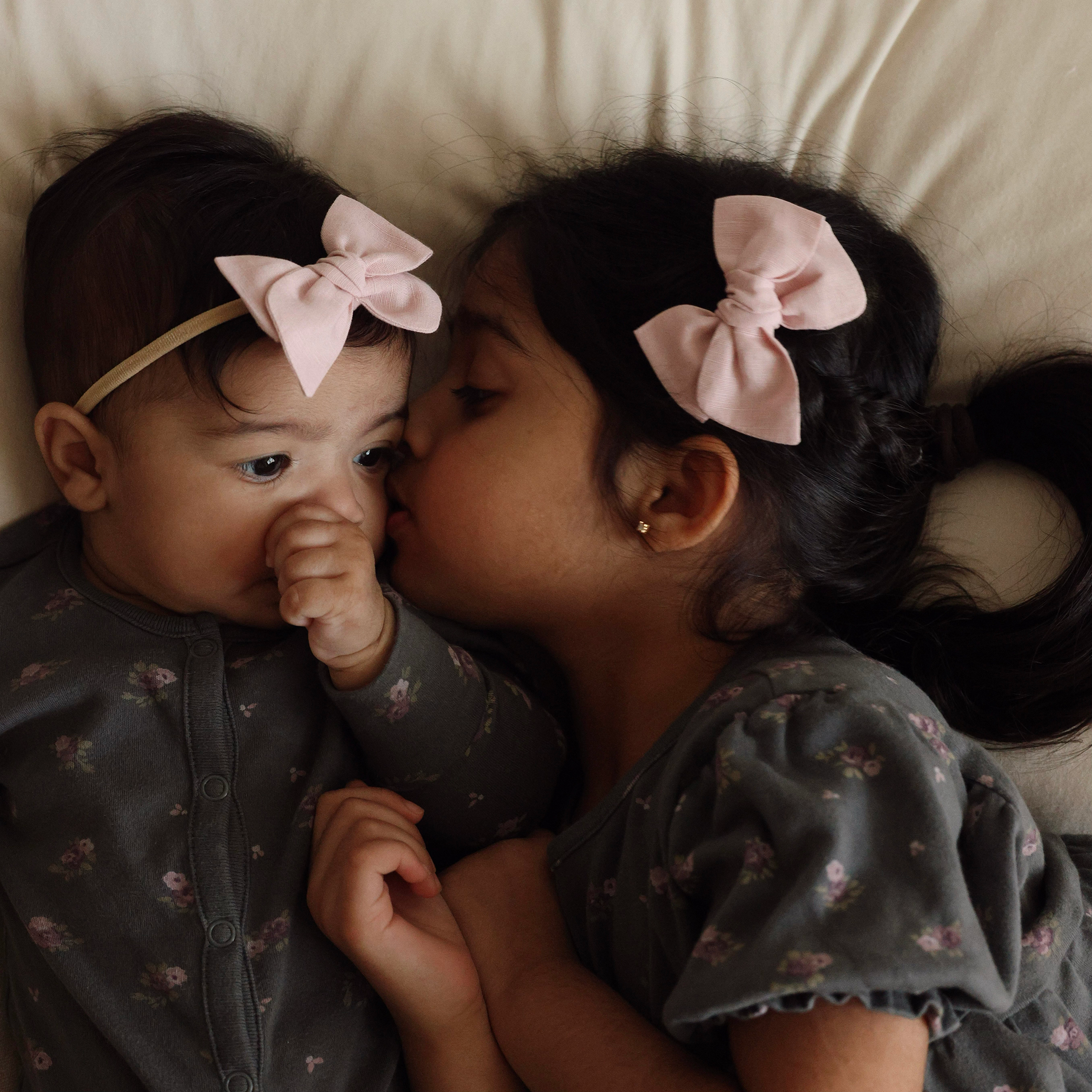 Pinwheel Bow // Ballet Blush