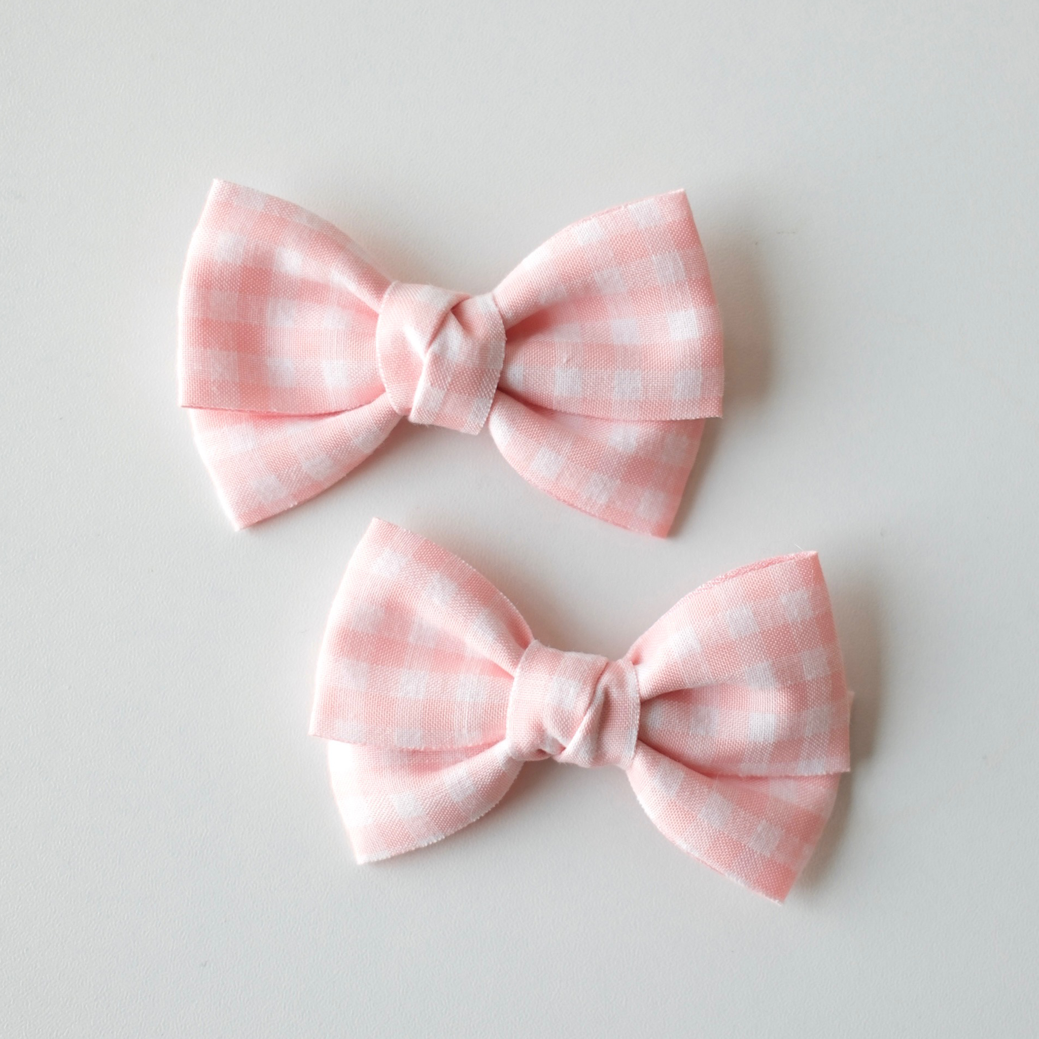 Pixie Pigtail Set | Rosewater Gingham