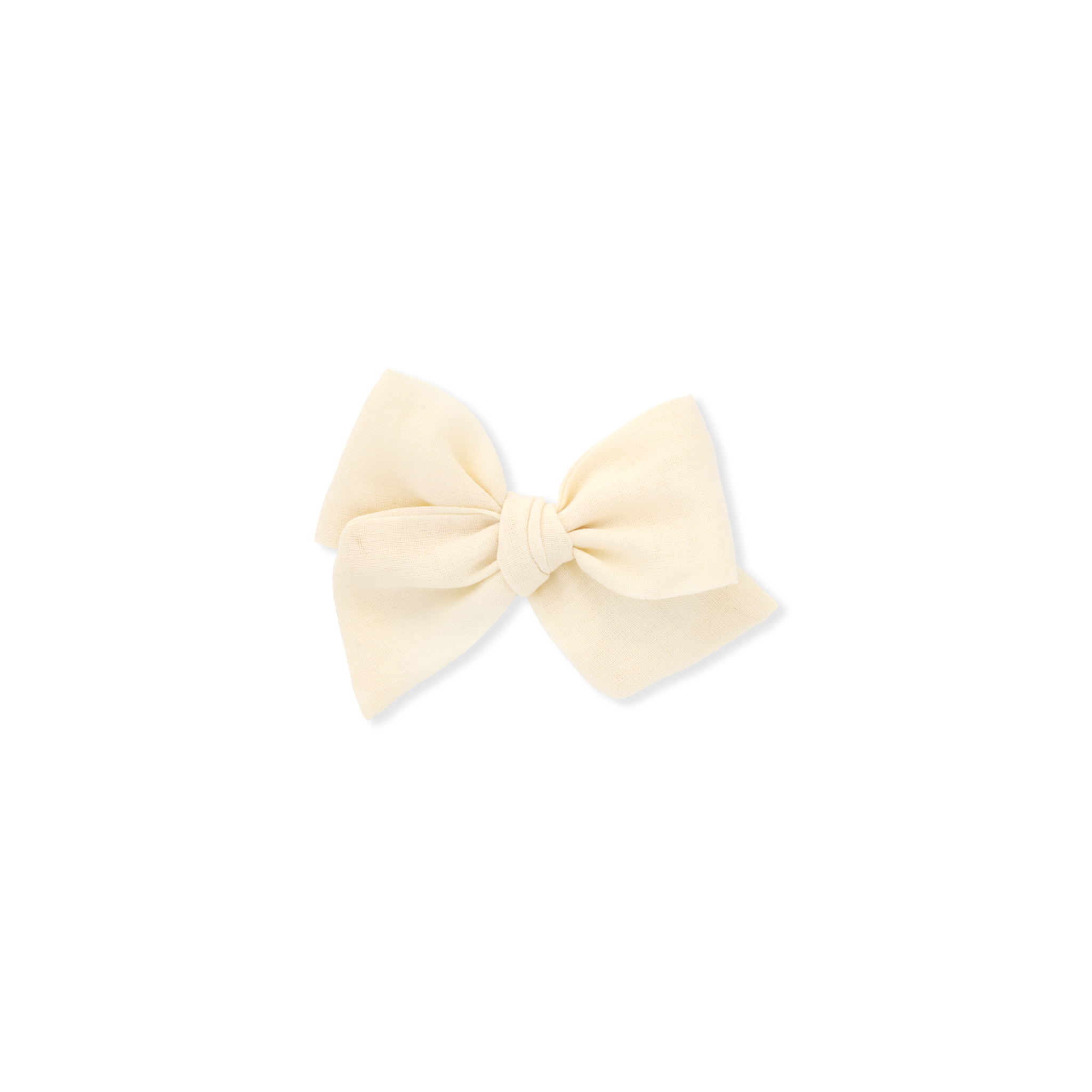 Pinwheel Bow // Soft Yellow