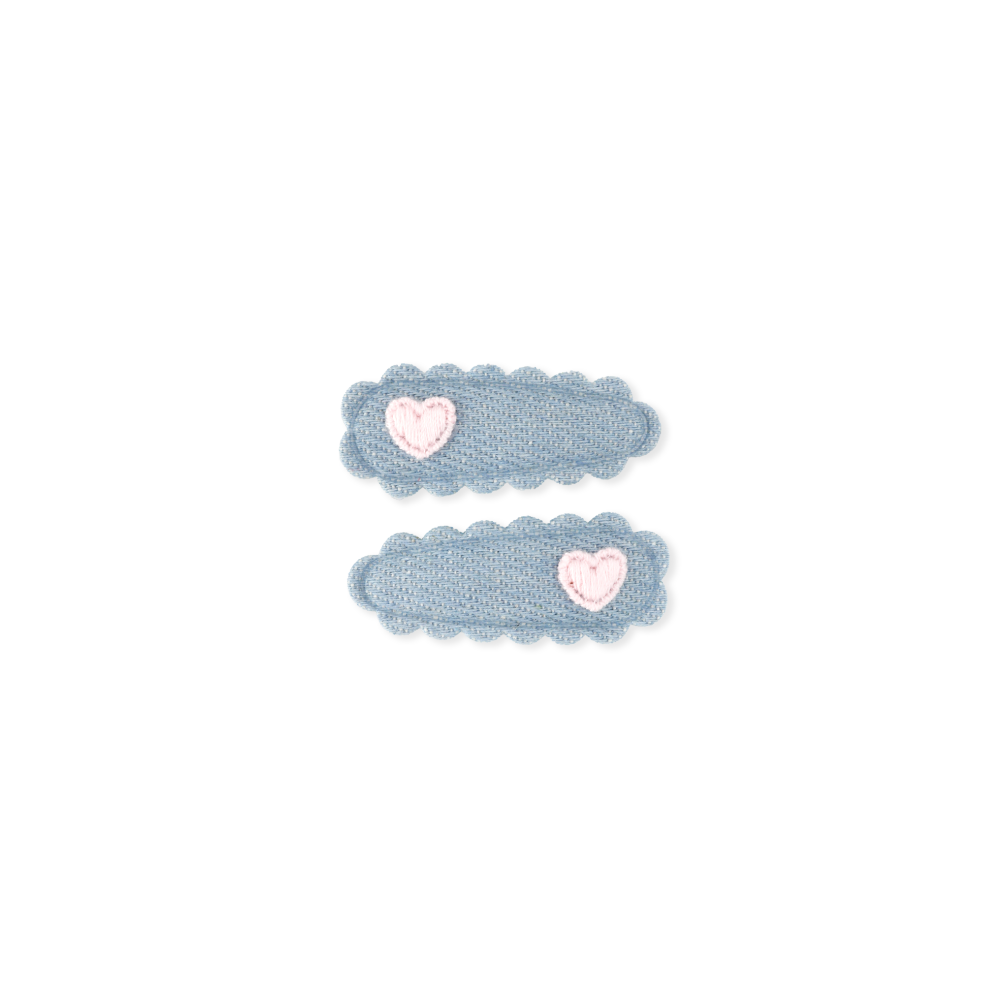 Dainty Snap Clips | Sweetheart Denim
