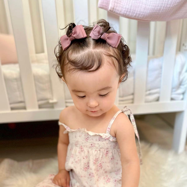 Freya Pigtail Set // Rosey Mauve