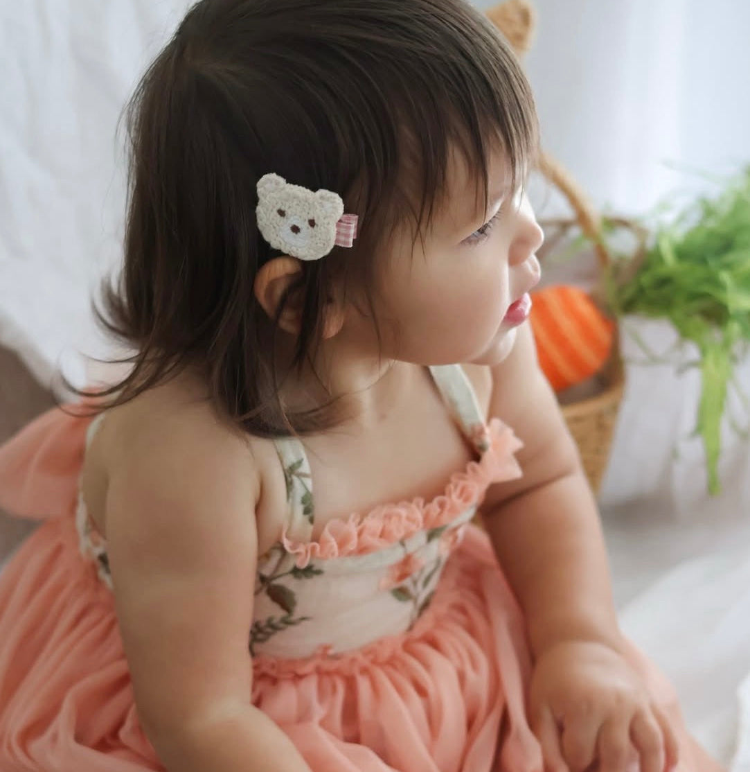 Teddy Clip | Buttercream Bear