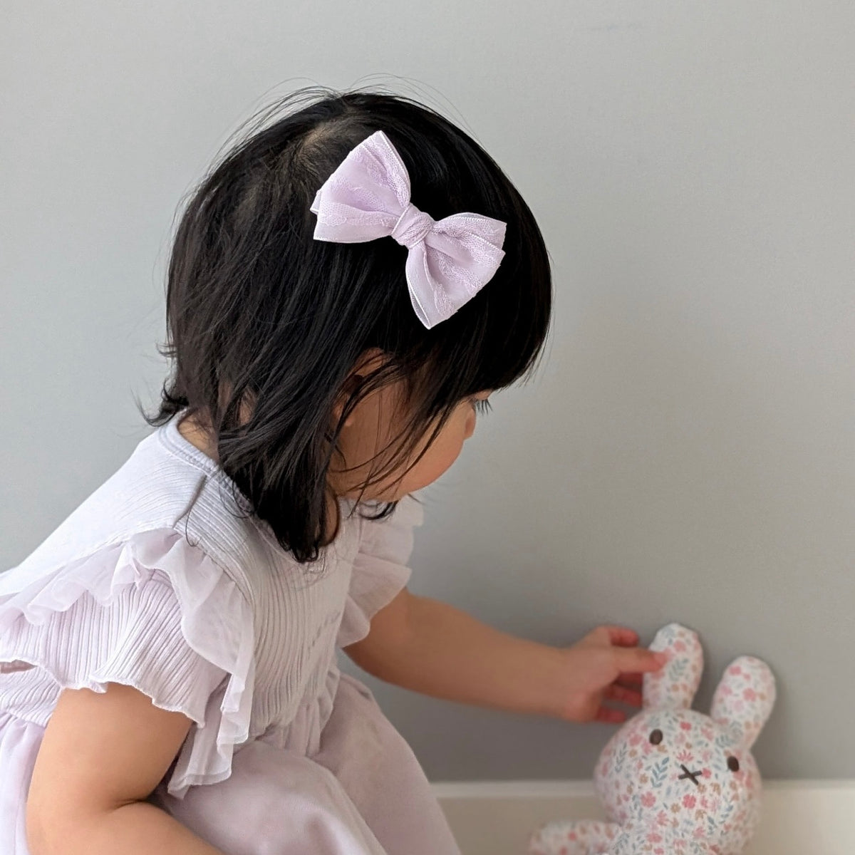 Big Petal Bow | Wisteria Lace