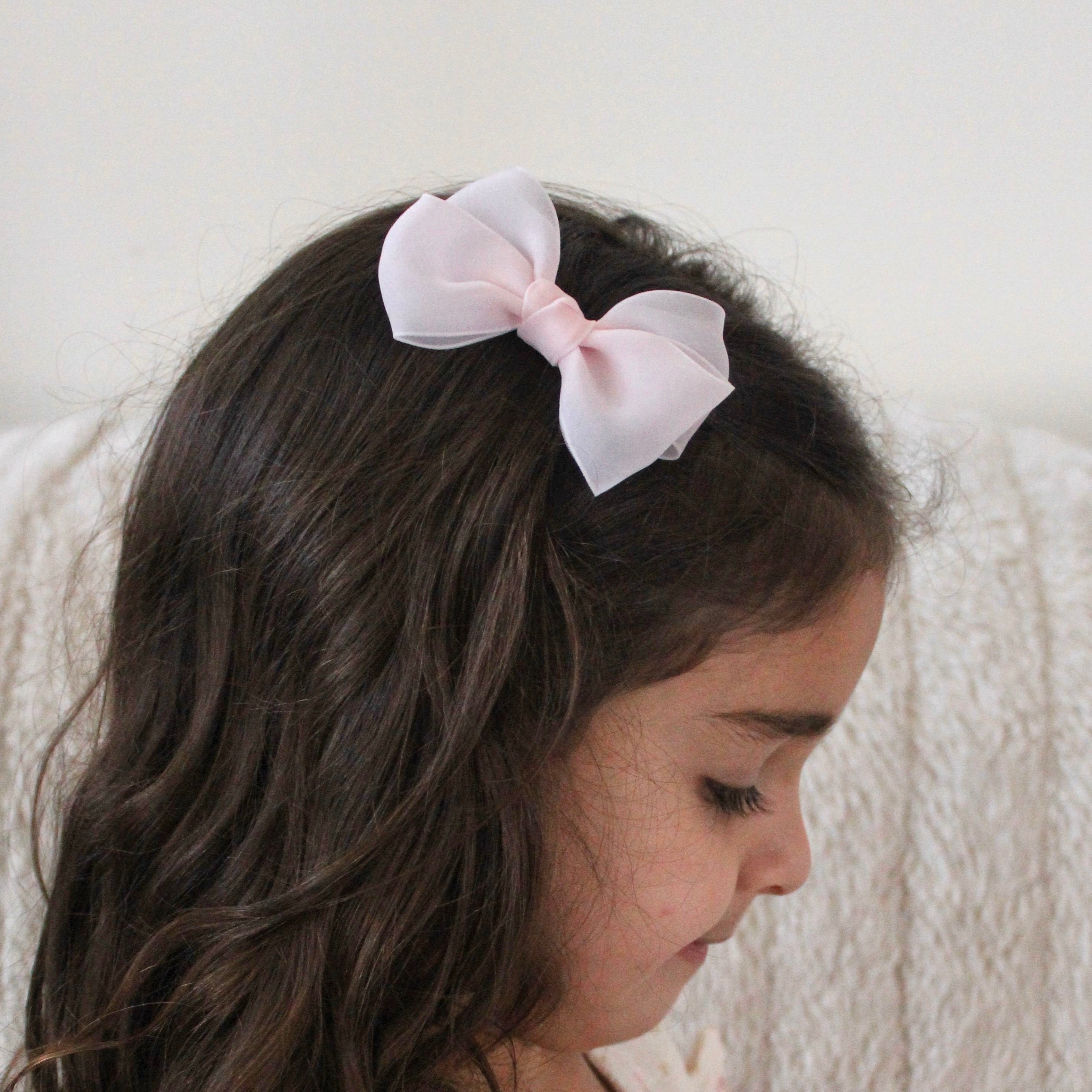 Big Petal Bow | Fairy Blush
