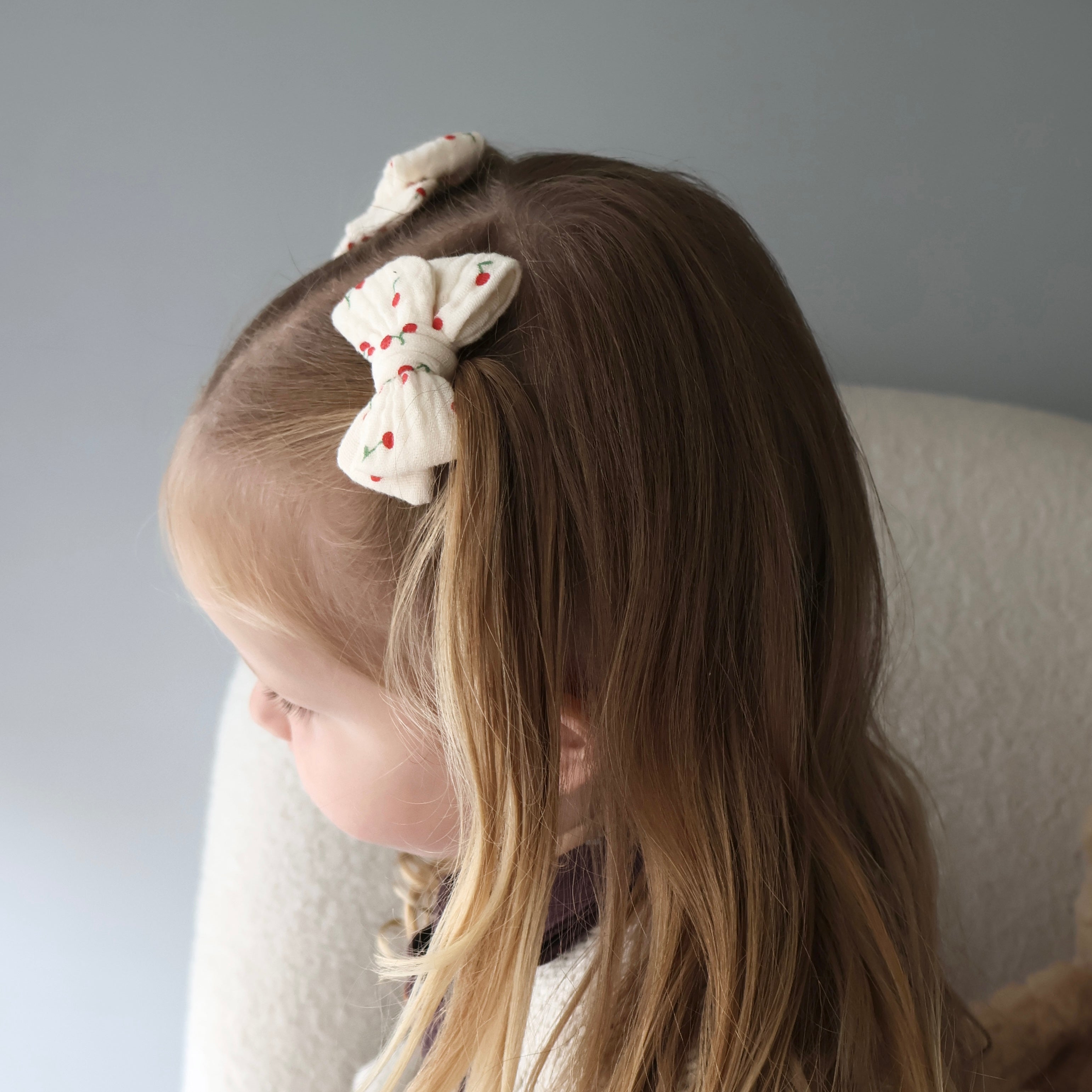 Pinwheel Pigtail Set // Sweet Cherries