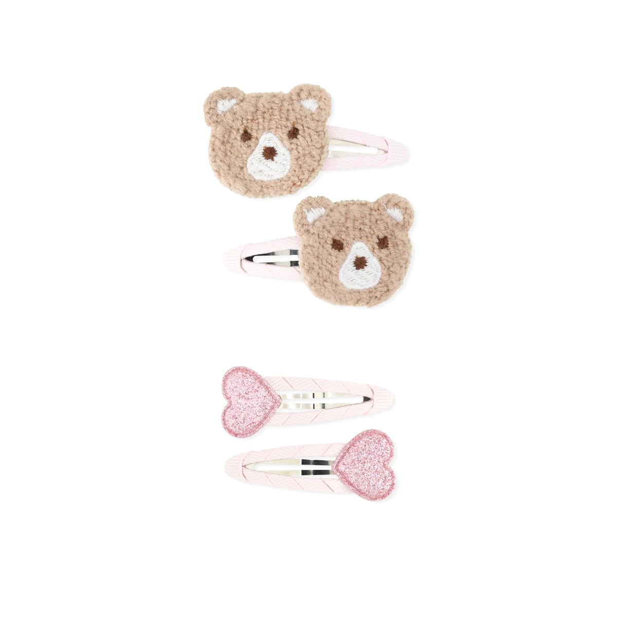 Snap Clip Set | Teddies & Hearts