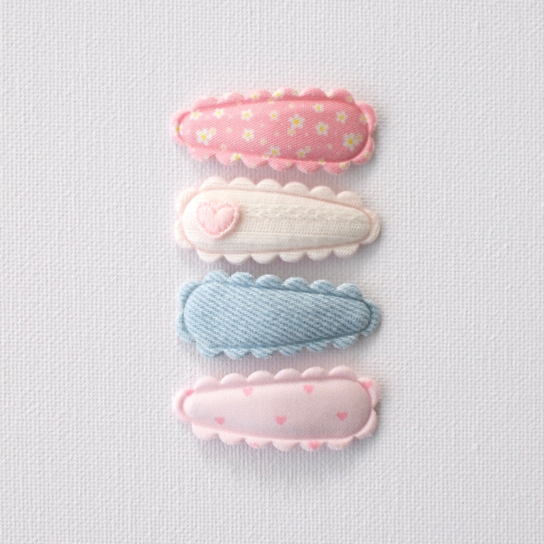 Clip Set | Petite Denim Rosebud