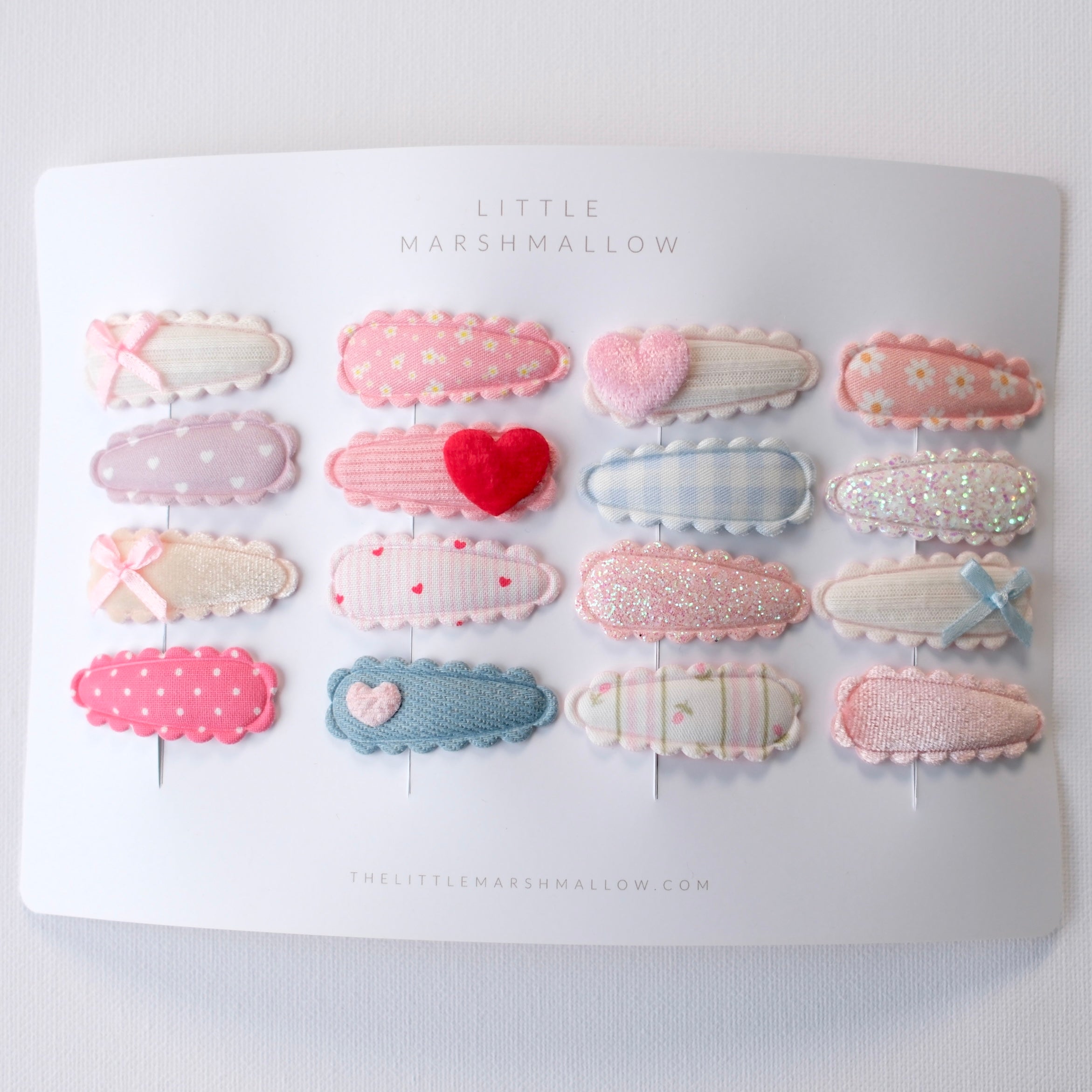 Dainty Snap Clip Bundle | Sugar Blush