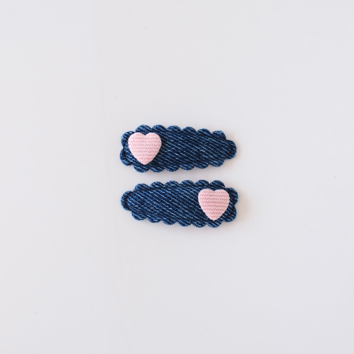 Dainty Snap Clips | Denim Crush