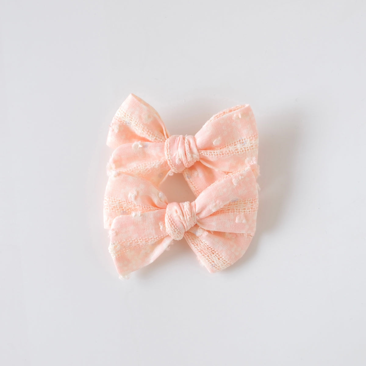 Pinwheel Pigtail Set | Peach Prairie