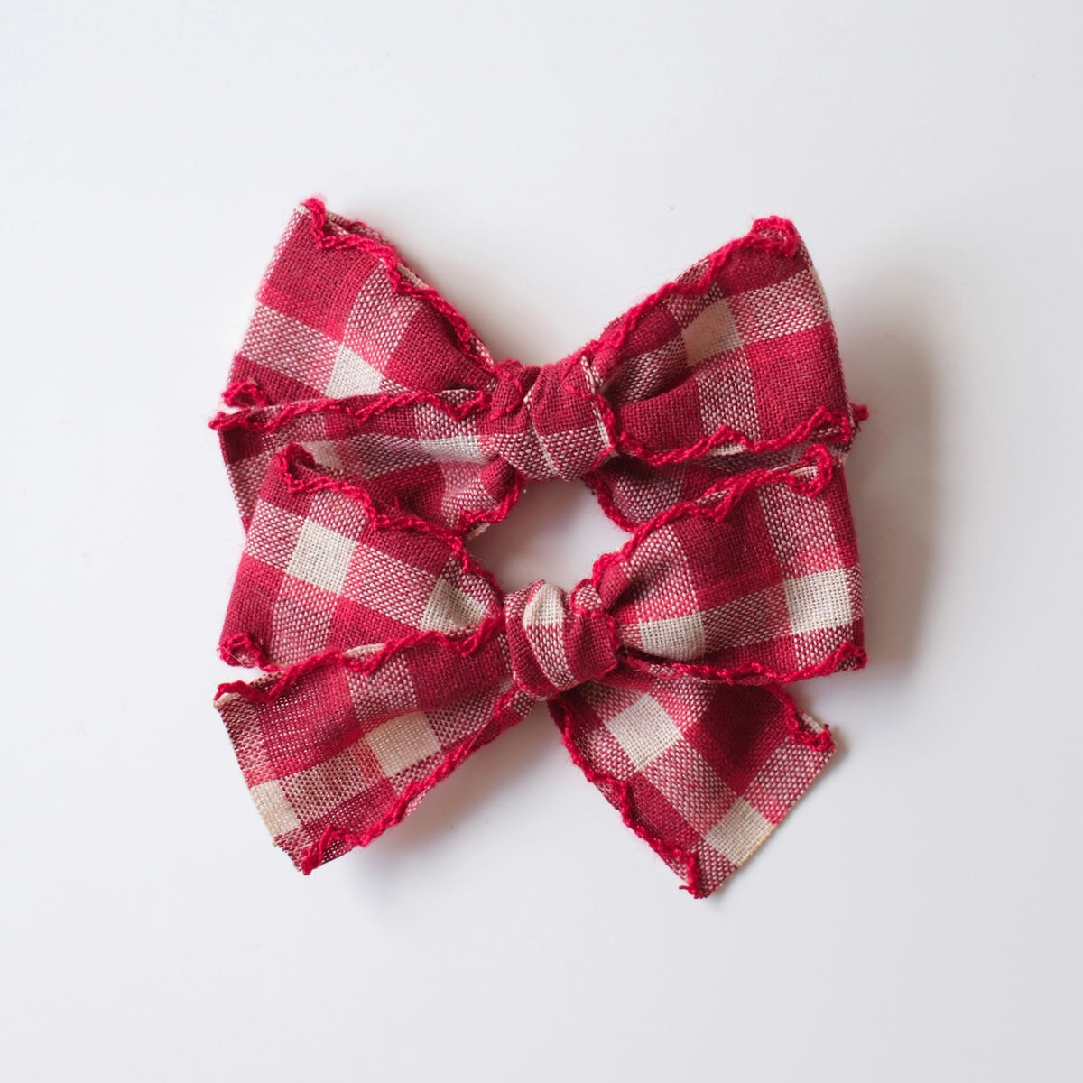 Pixie Pigtail Set | Noel Gingham