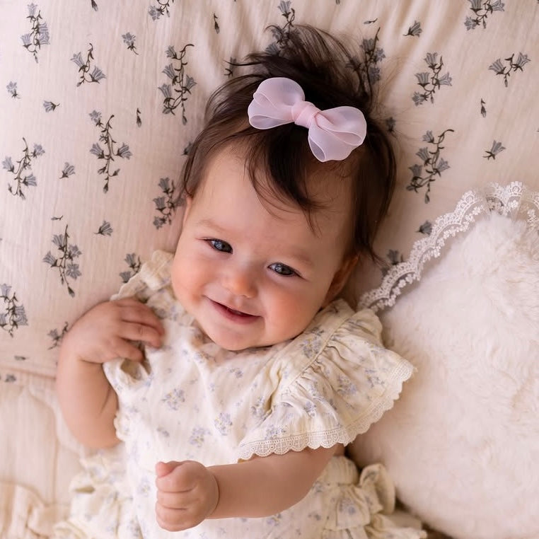 Big Petal Bow | Fairy Blush