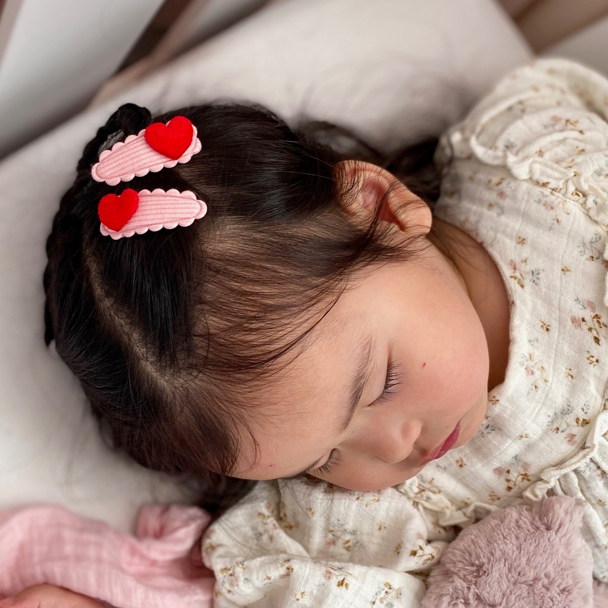 Dainty Snap Clips | Rosy Crush