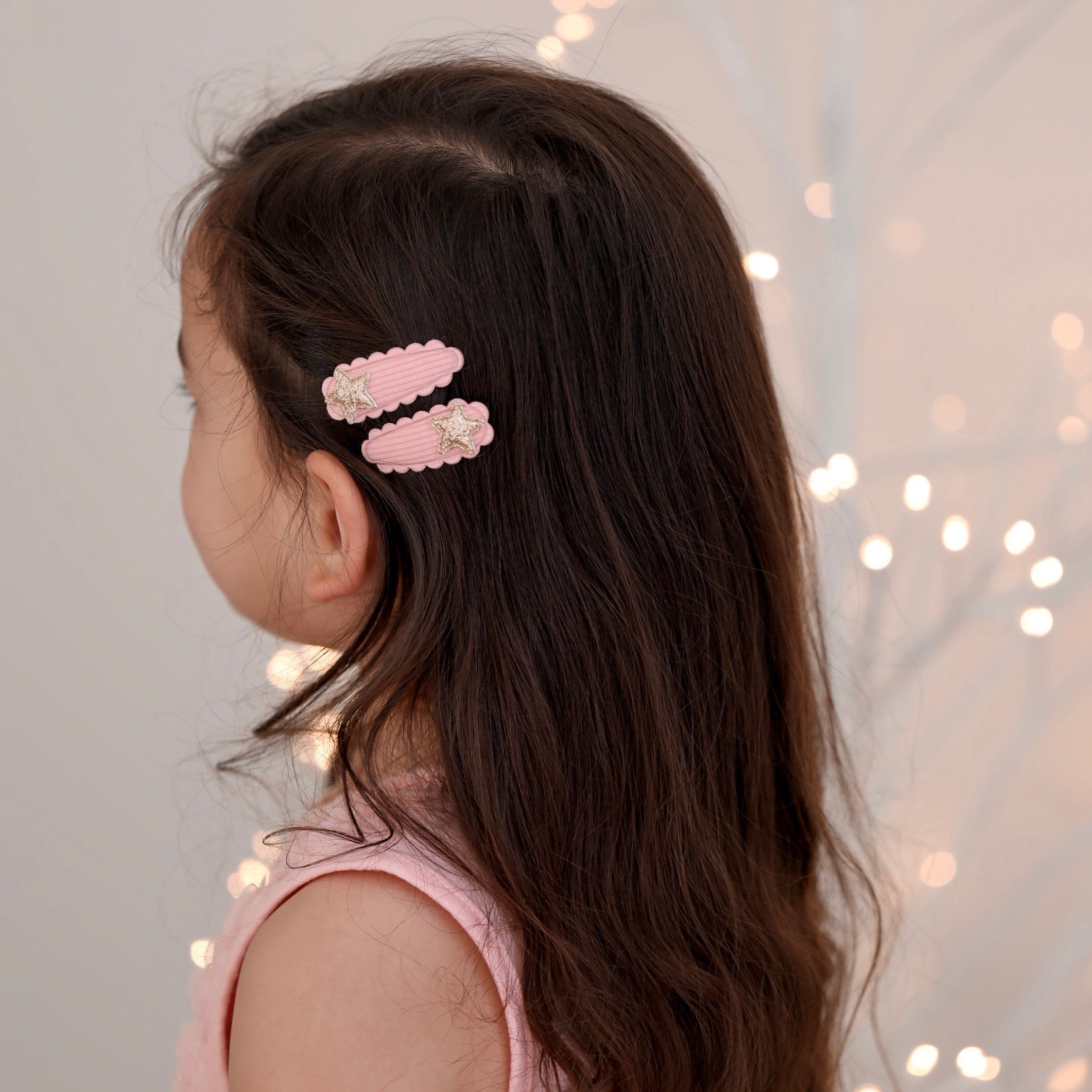 Dainty Snap Clips | Pink Twinkle