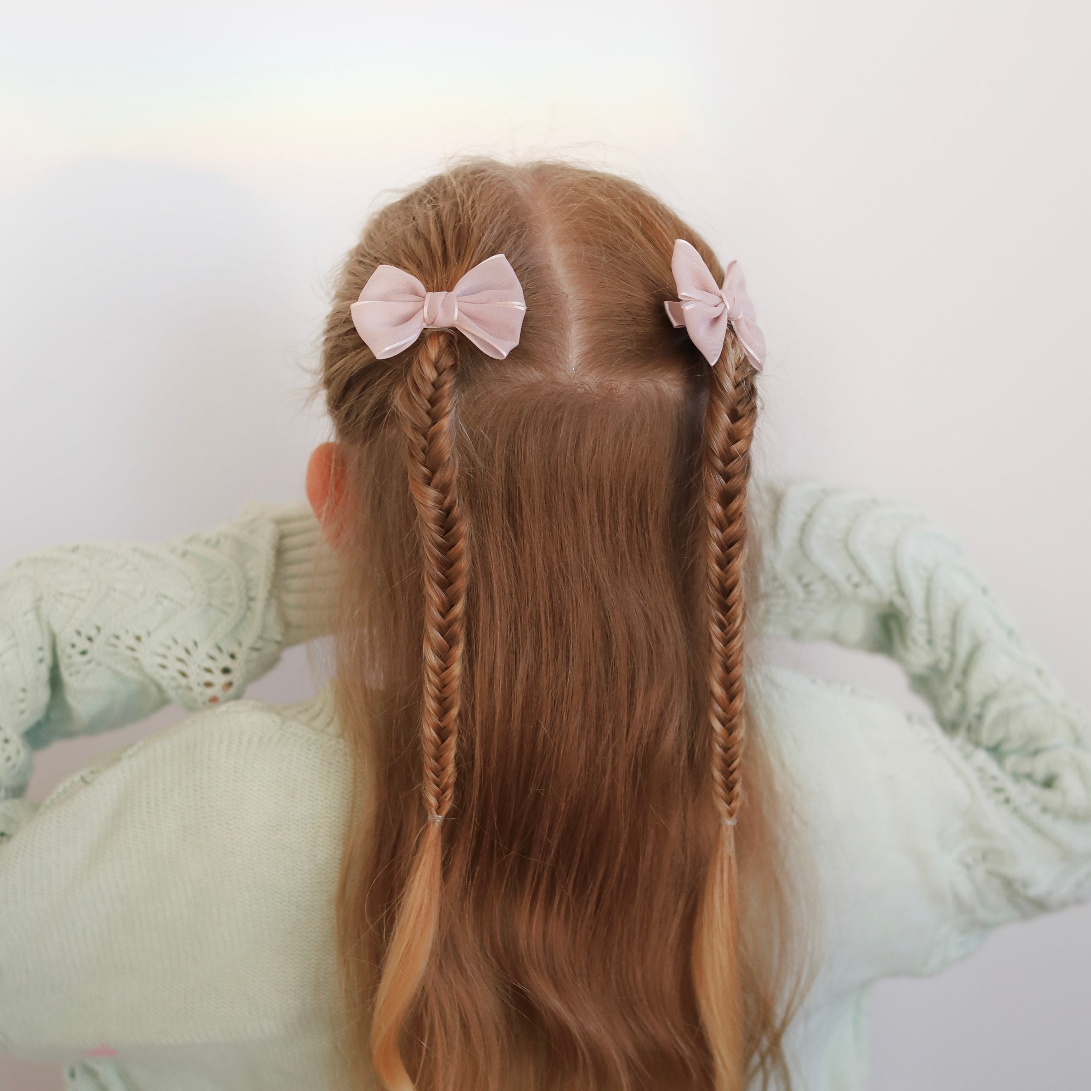 Pixie Pigtail Set | Misty Mauve