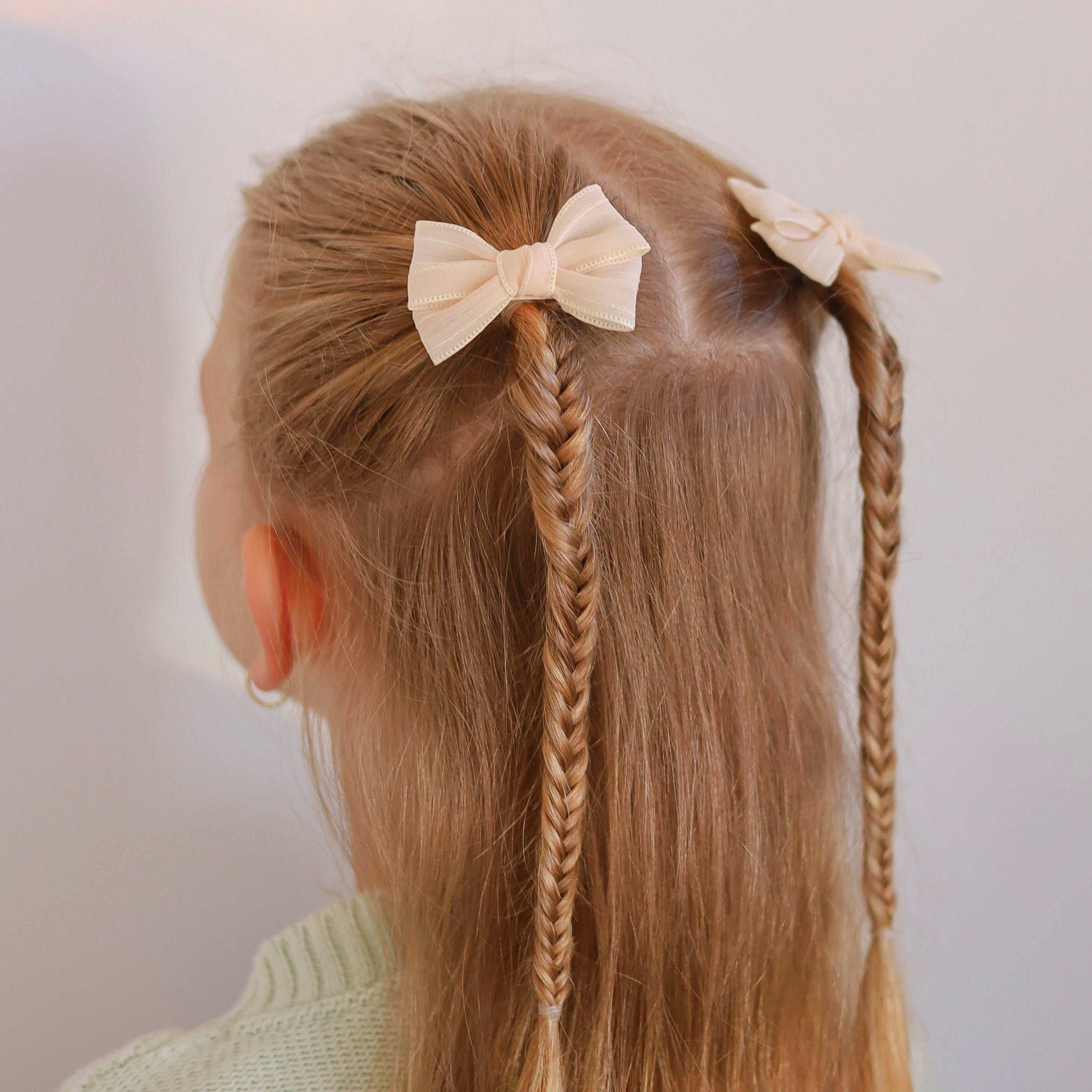 Pixie Pigtail Set | Sundae Cream
