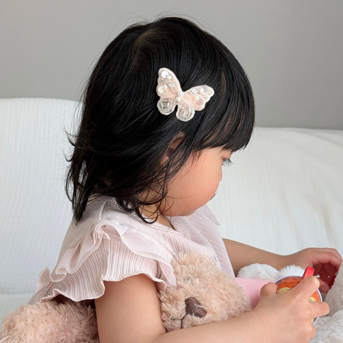 Butterfly Clip | Peach Fairy