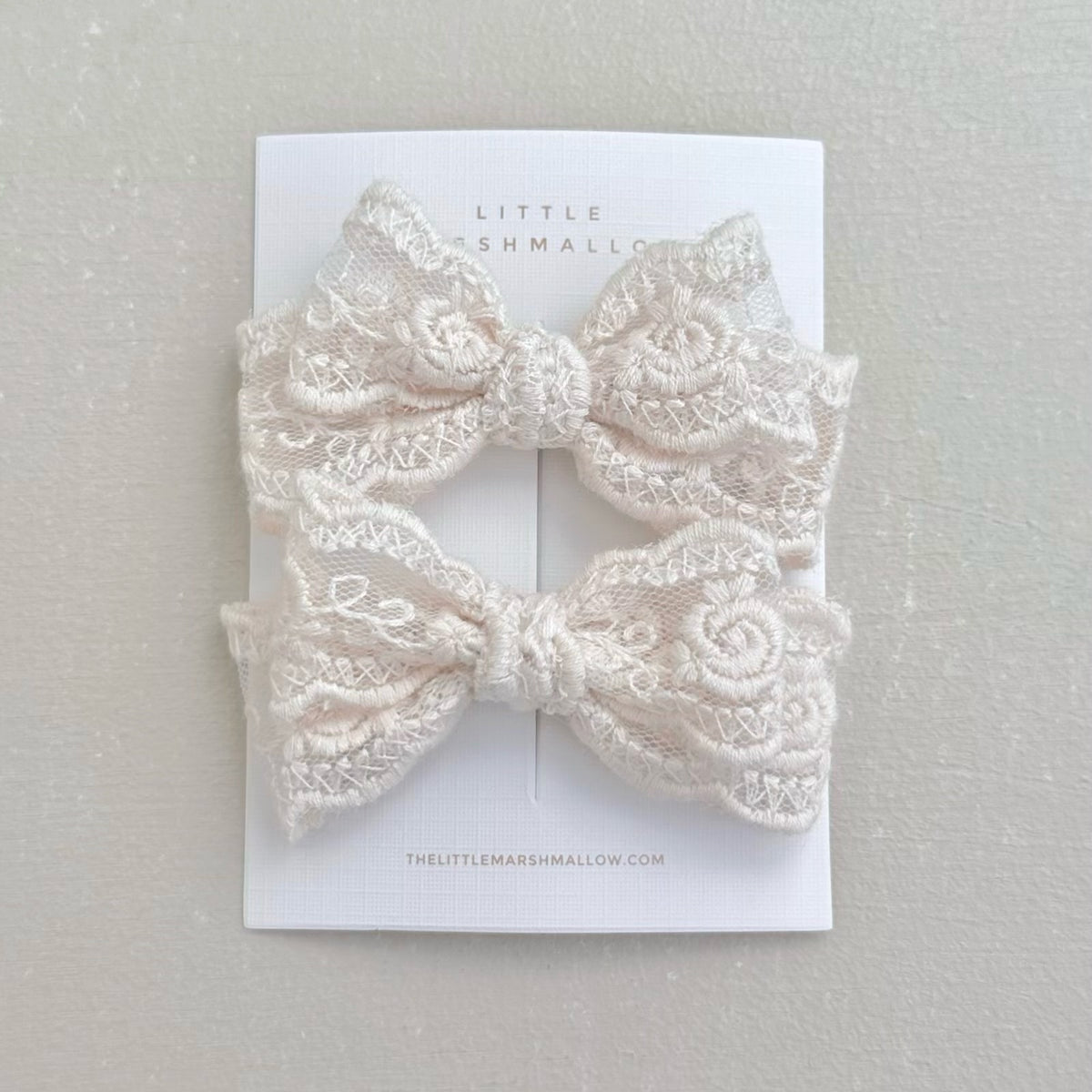 Lace Pigtail Set | Primrose