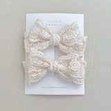 Lace Pigtail Set // Primrose