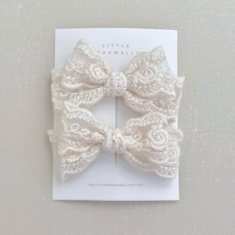 Lace Pigtail Set // Primrose