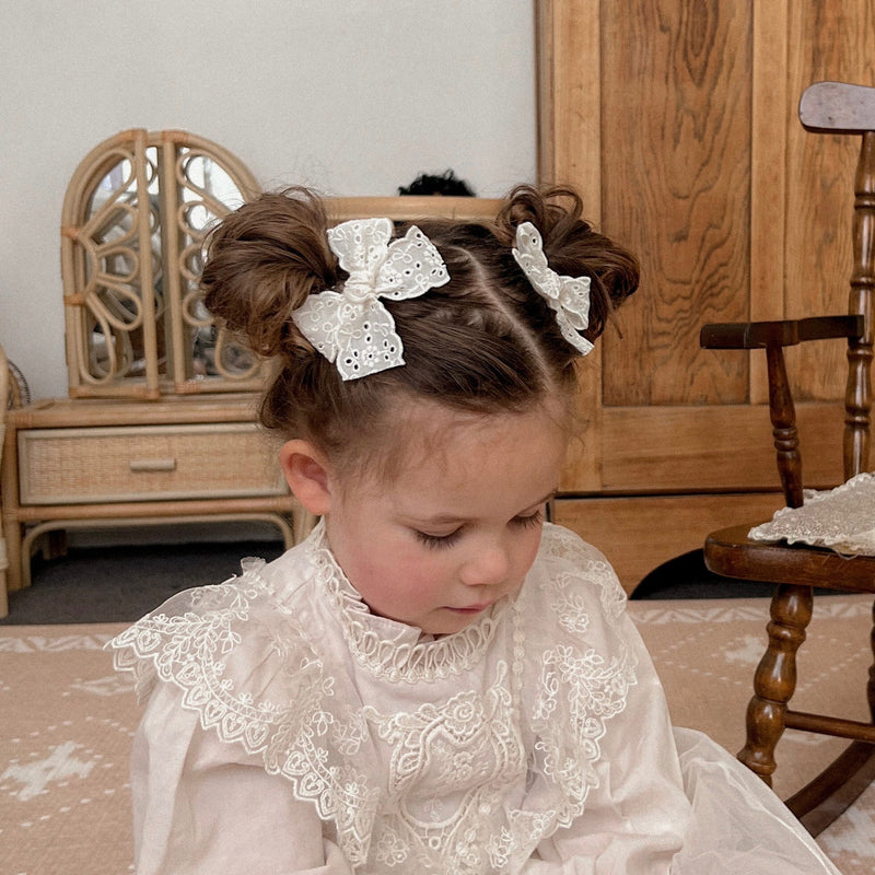 Lace Pigtail Set // Lily Eyelet