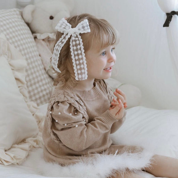 Lace Longtail Bow // Holly
