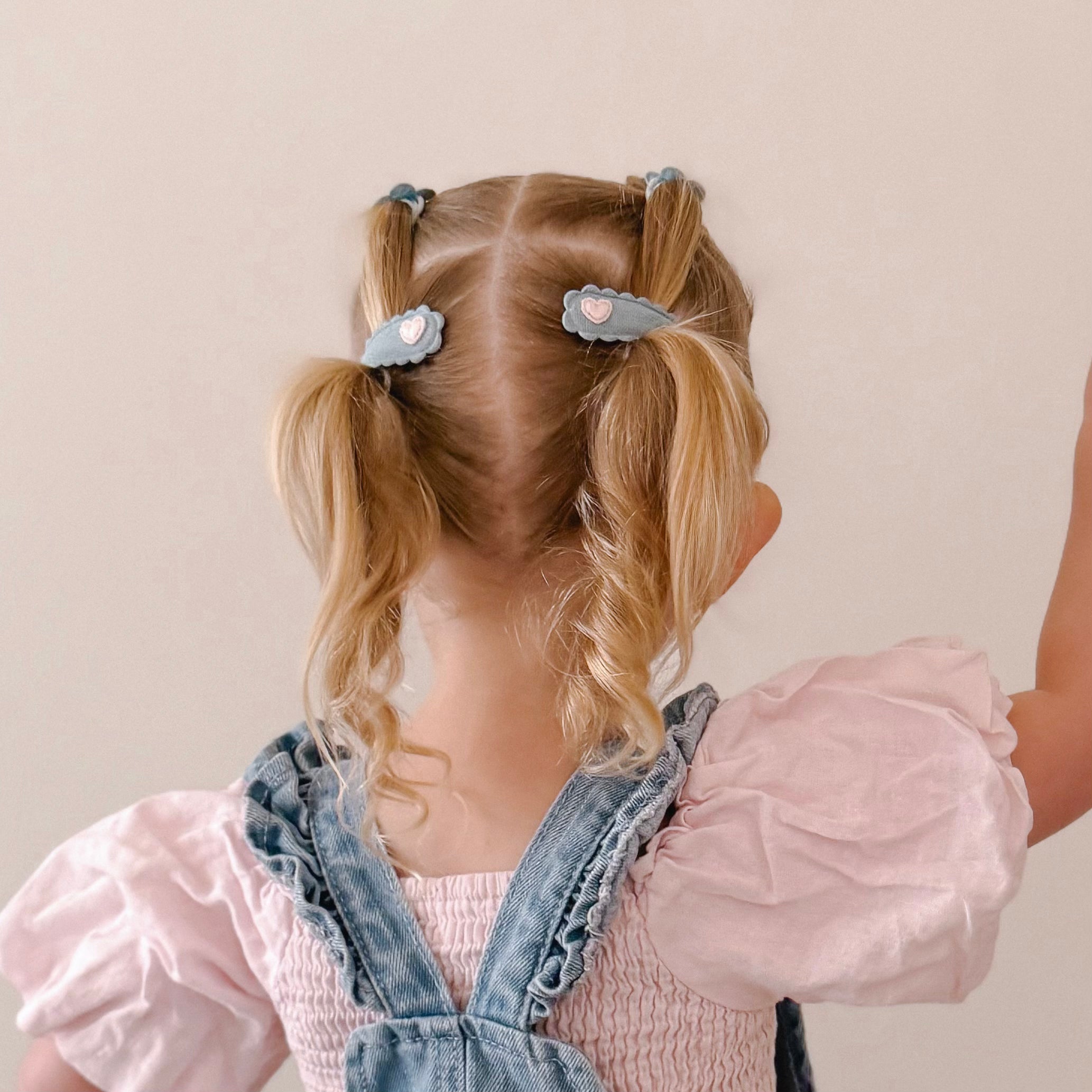Dainty Snap Clips | Sweetheart Denim