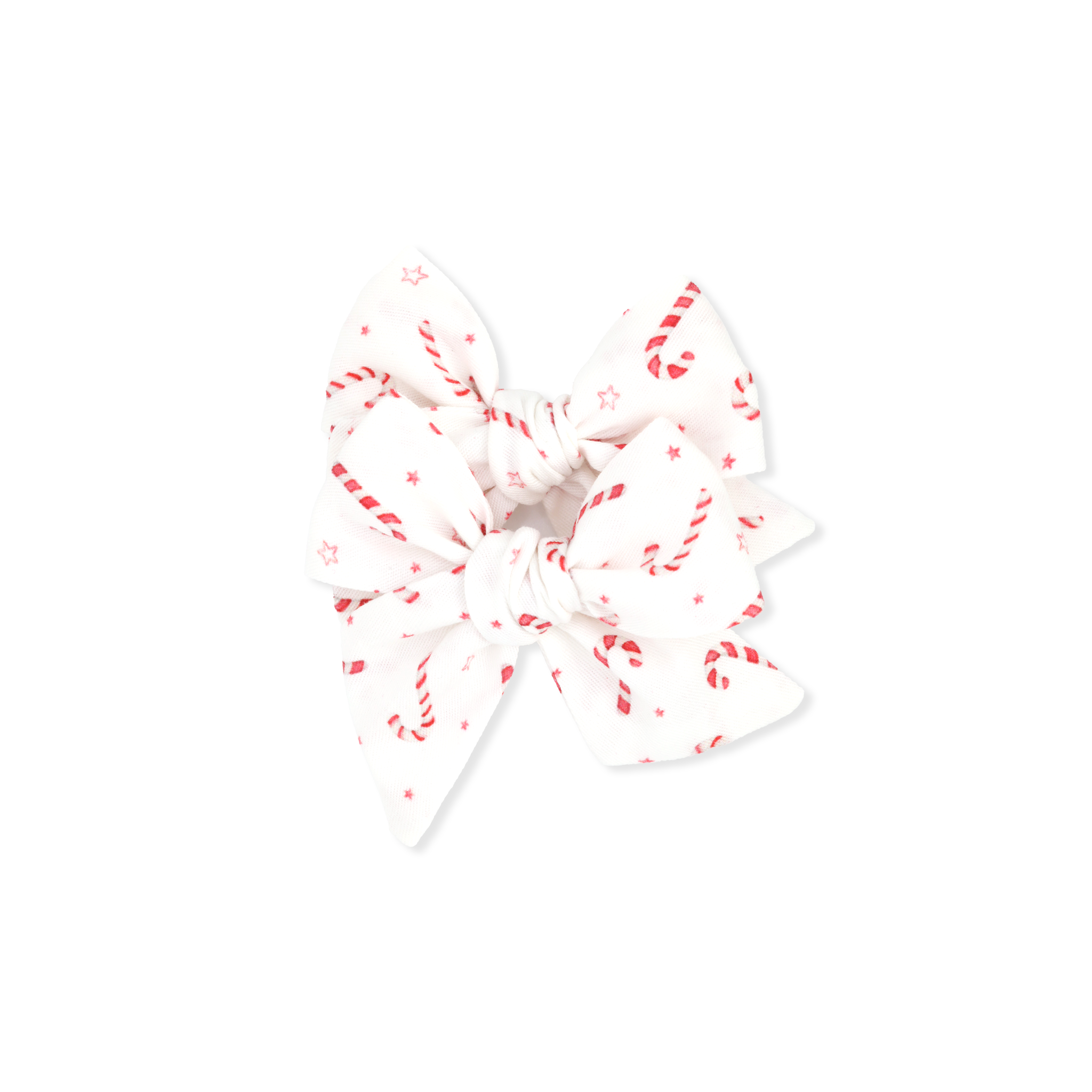 Pinwheel Pigtail Set // Candy Cane