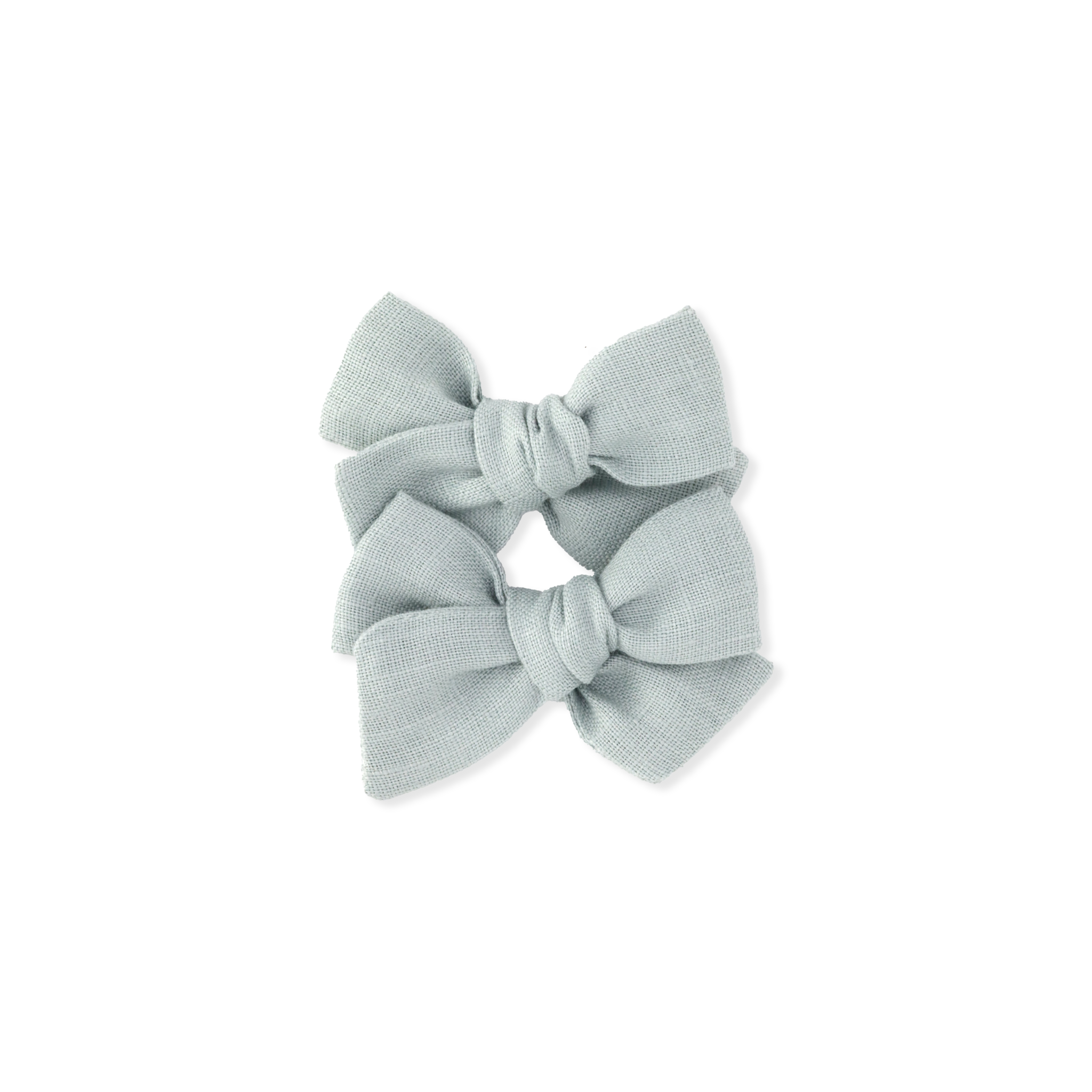 Pinwheel Pigtail Set | Dusty Blue