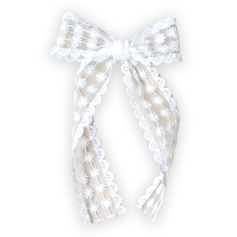 Lace Longtail Bow // Holly