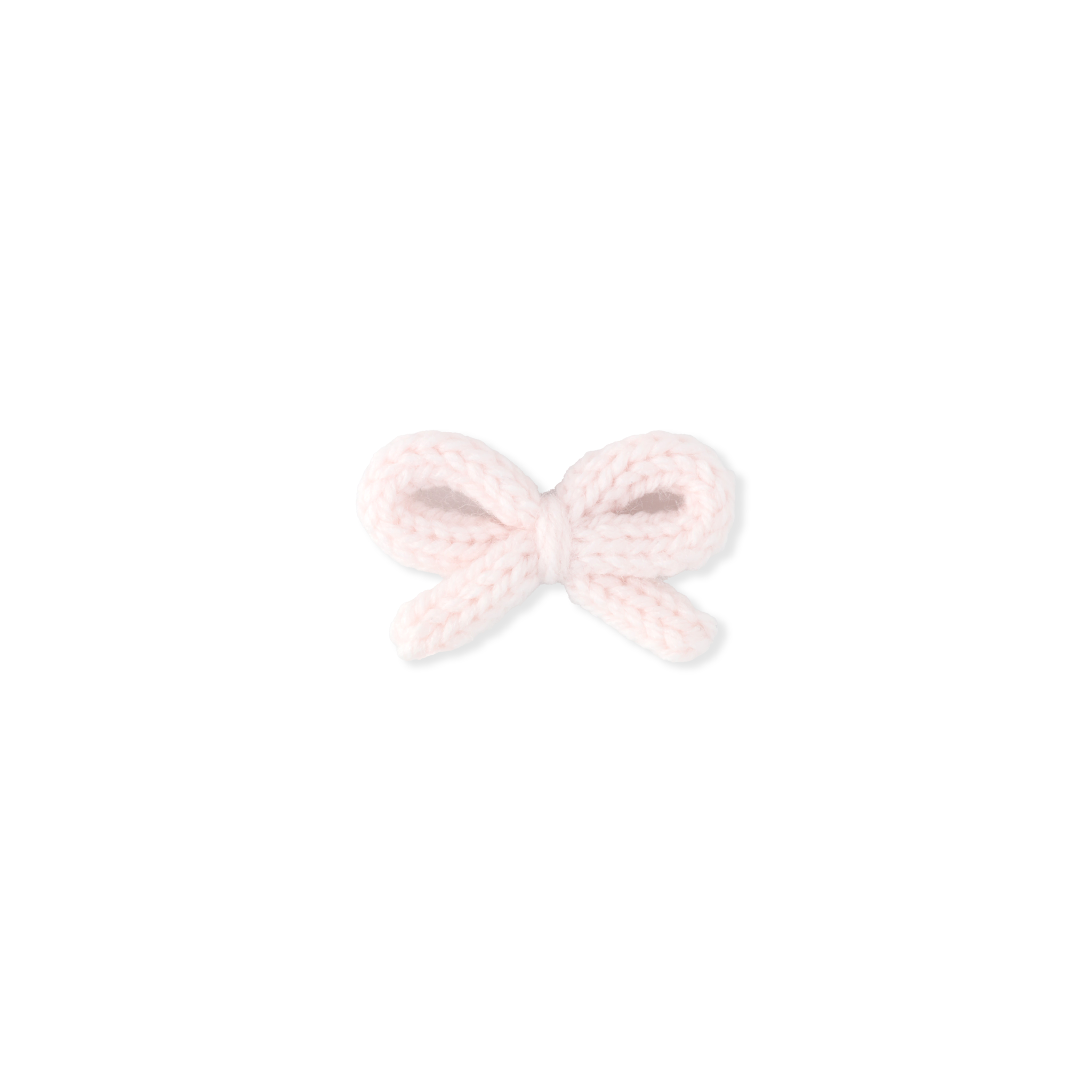 Crochet Ribbon Bow | Icy Pink
