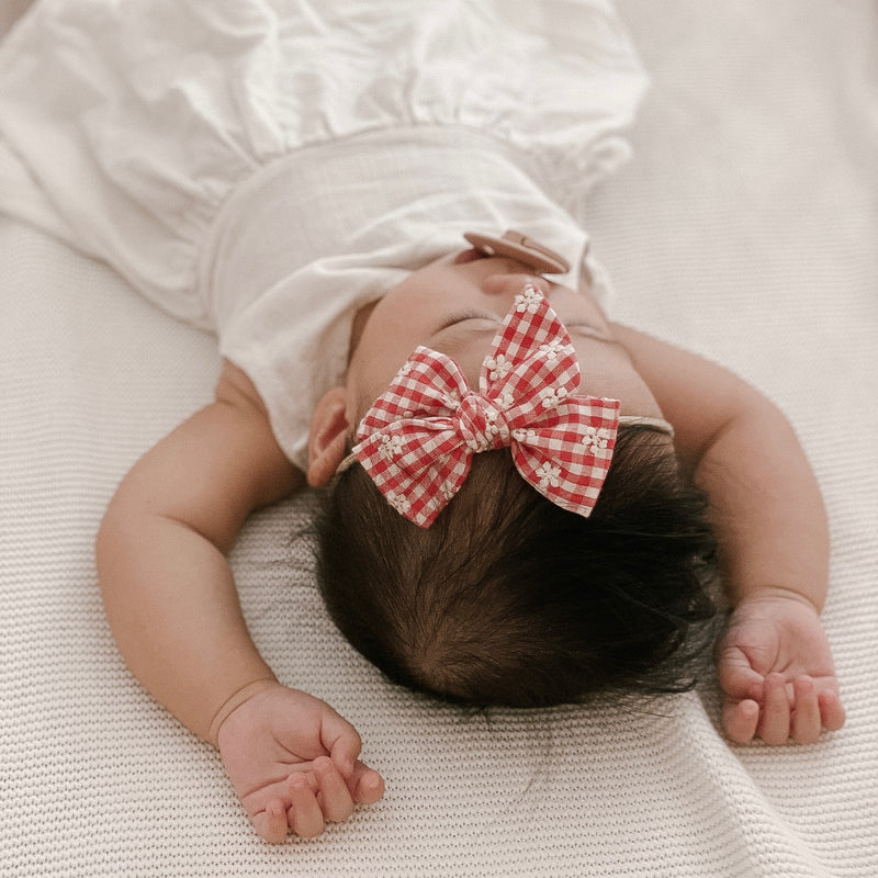 Large Pinwheel Bow // Winter Wonderland