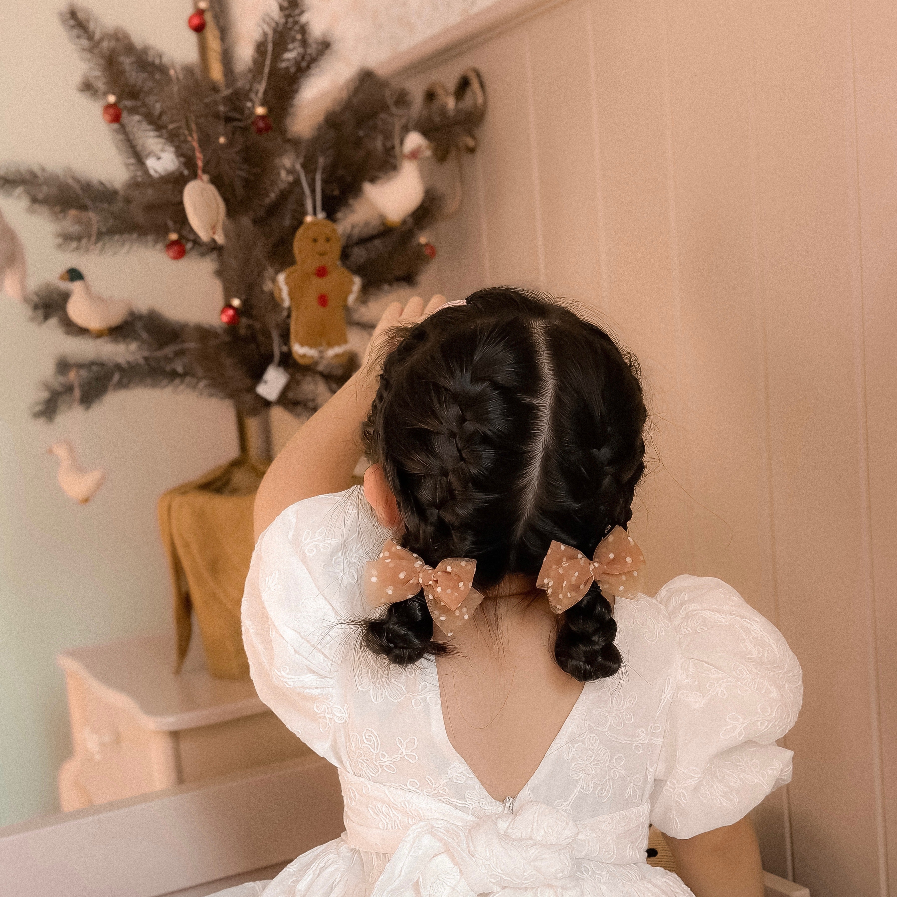 Tulle Pigtail Set | Milk & Cookies