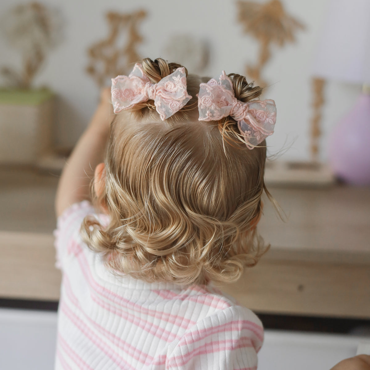 Pixie Pigtail Set | Iris - Misty Pink